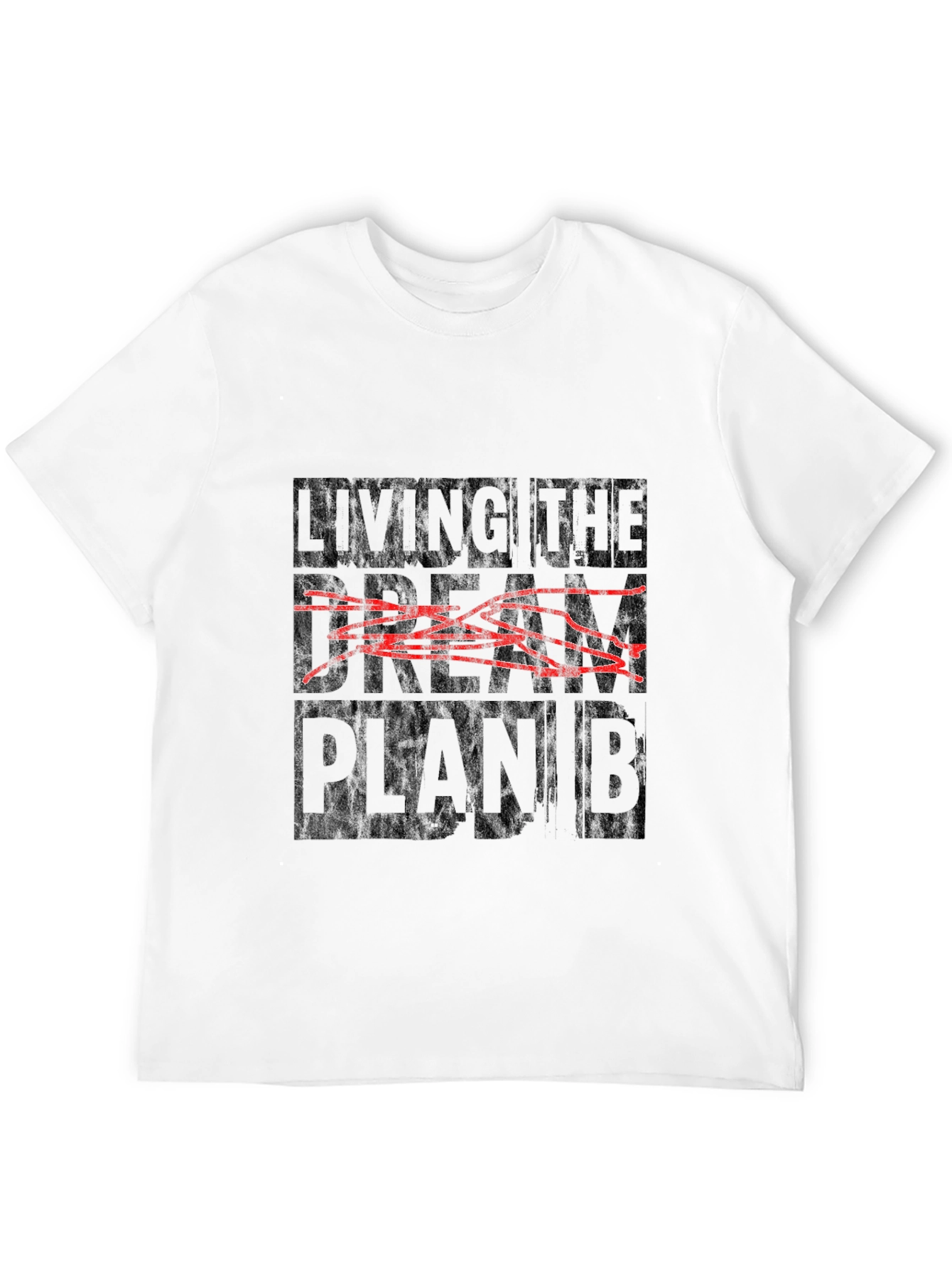 Living the Dream Plan B Black Graphic Tee