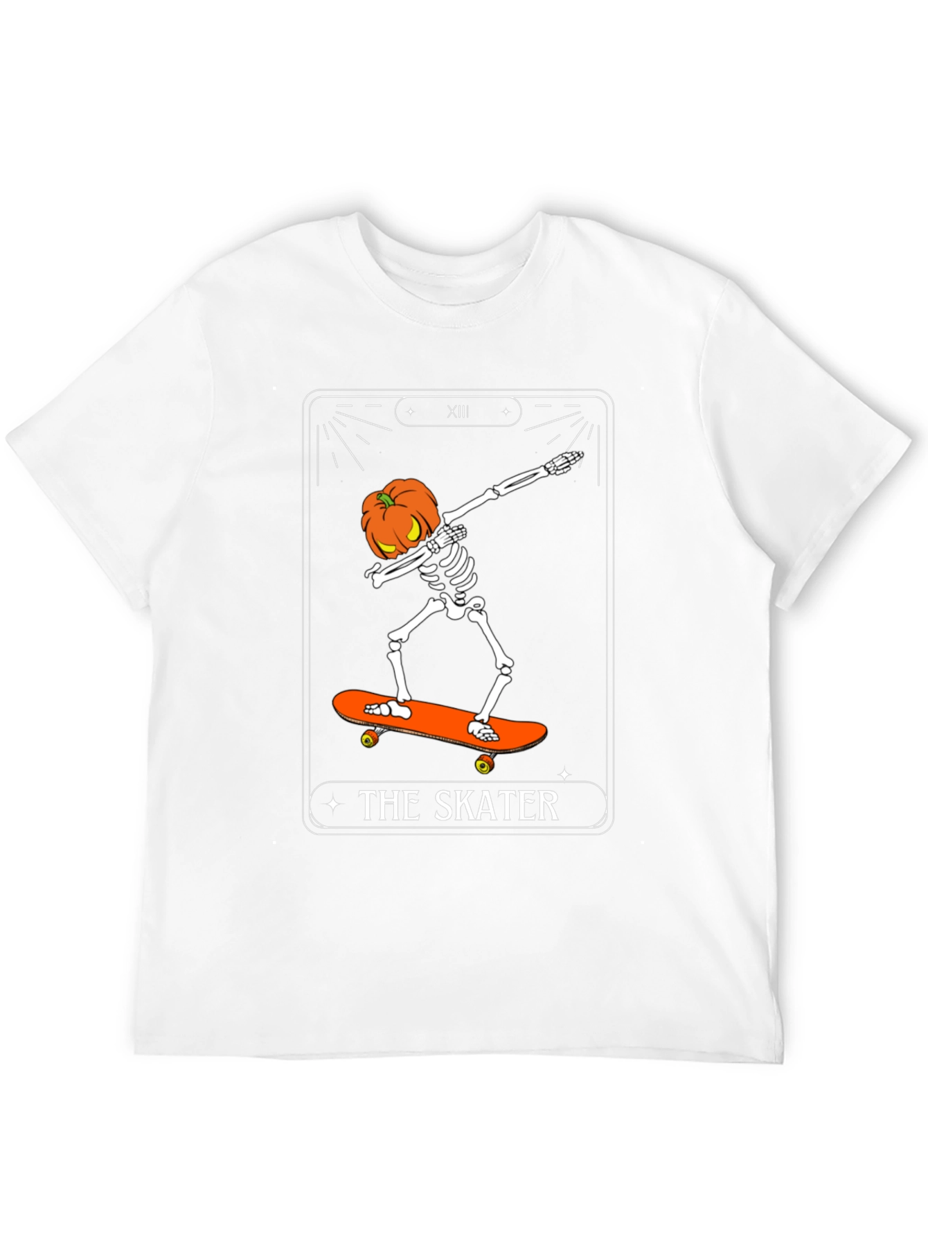 Halloween Skater Skeleton T-Shirt