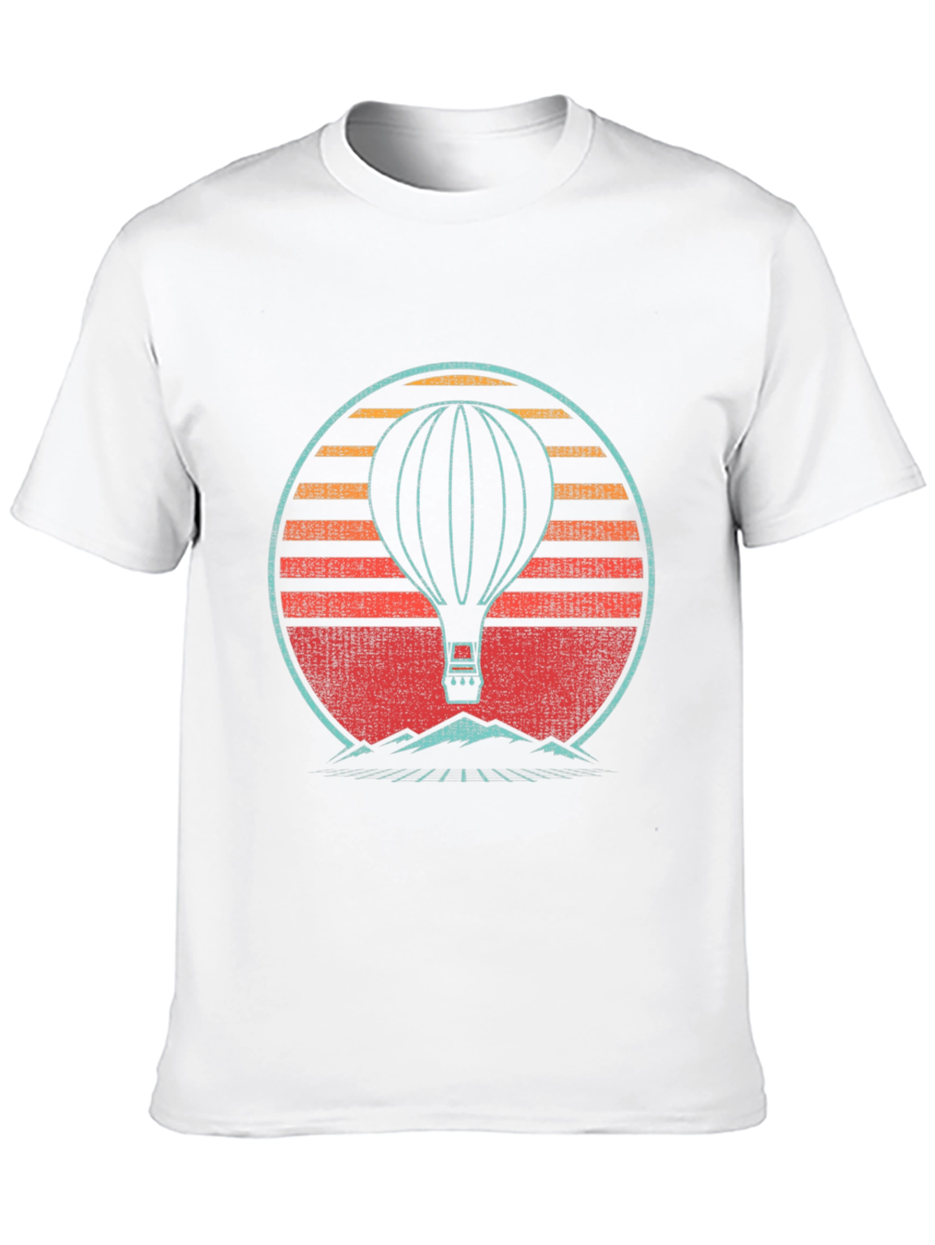 Retro Hot Air Balloon Graphic Tee