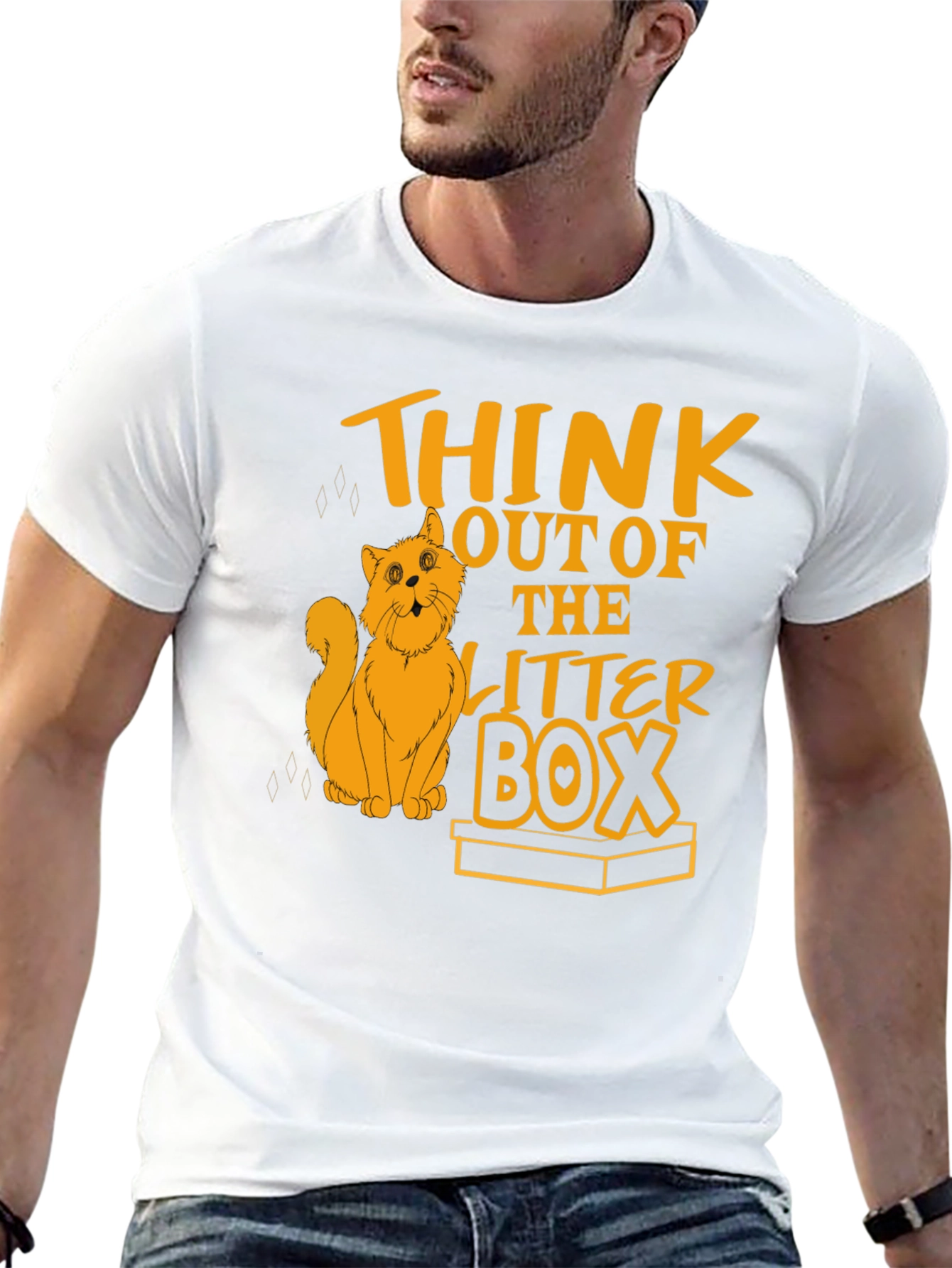 Think Outside the Litter Box Cat T-Shirt