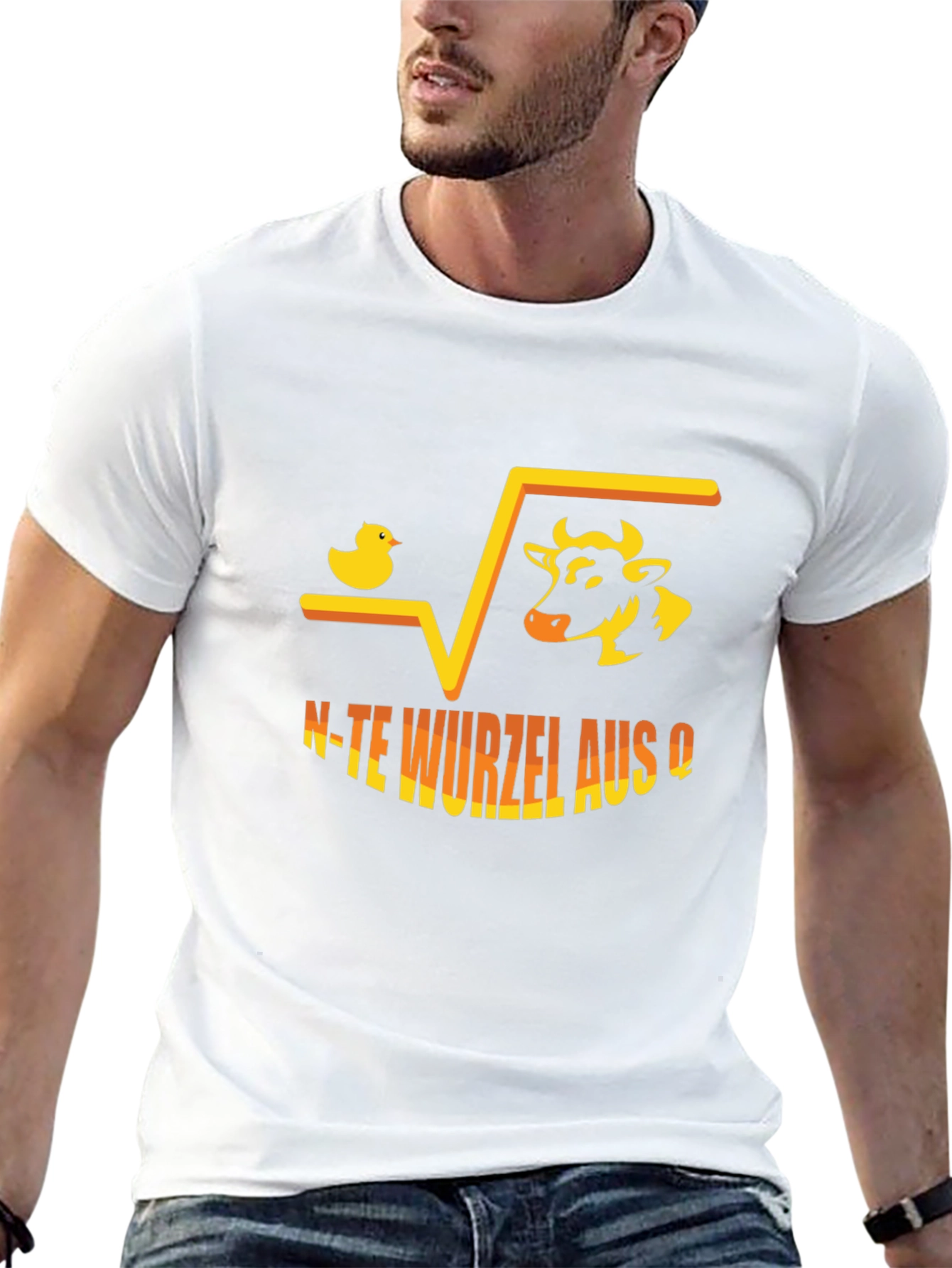 Duck Cow N-te Wurzel aus Q T-Shirt