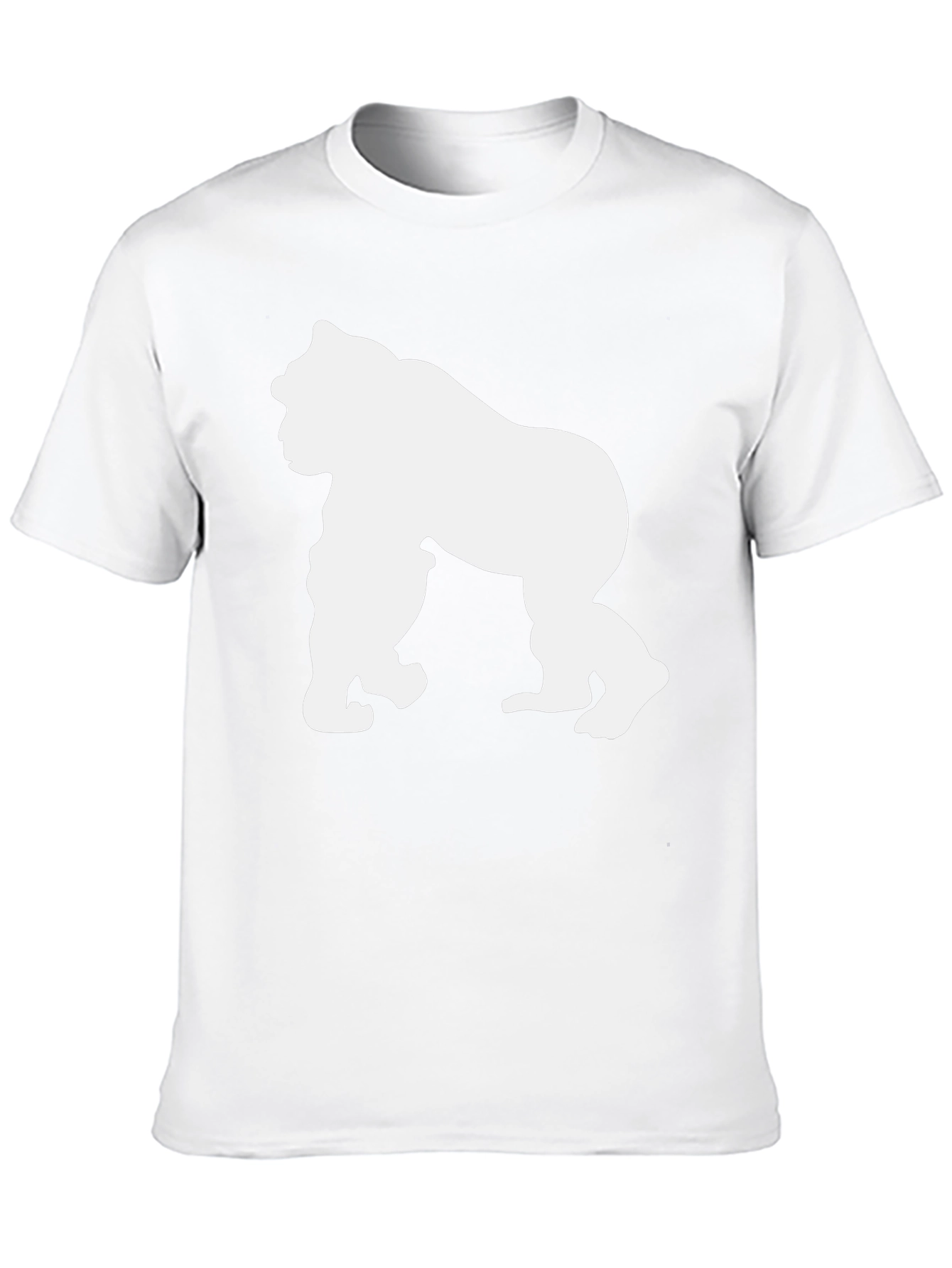Gorilla Graphic Tee - Mens Black Cotton T-Shirt