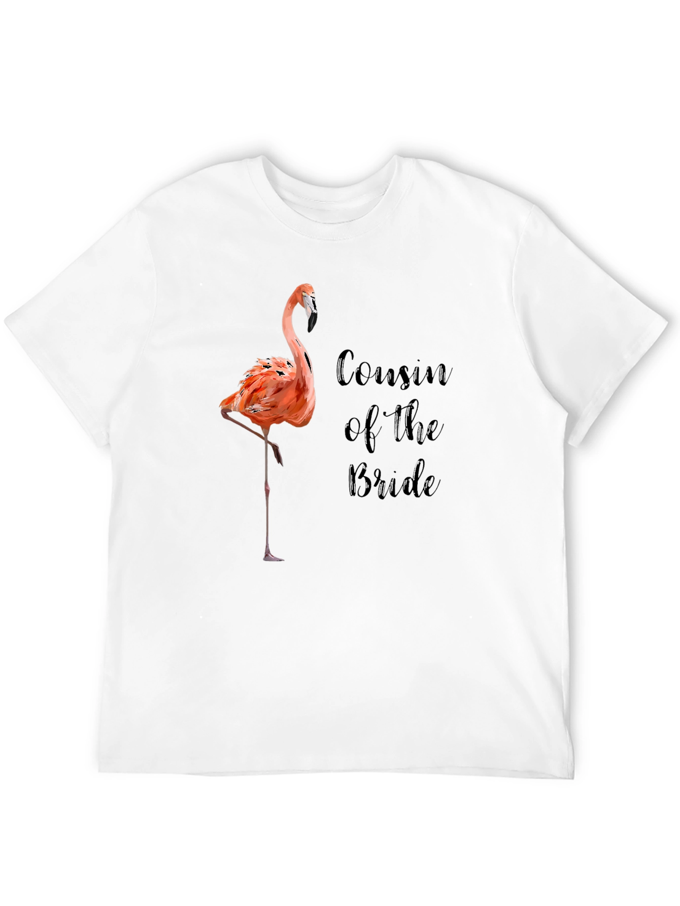 Cousin of the Bride Flamingo T-Shirt