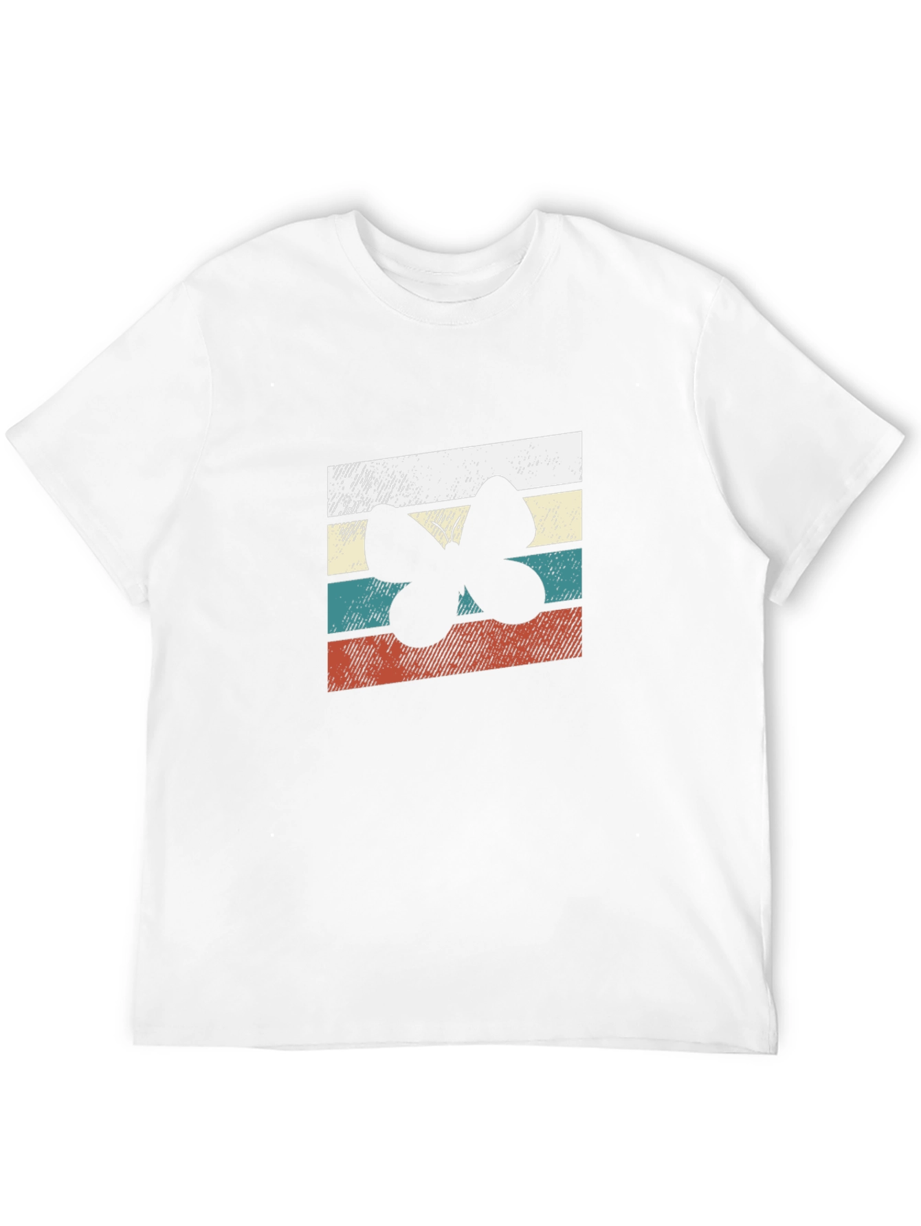 Retro Butterfly Graphic Tee - Classic Black