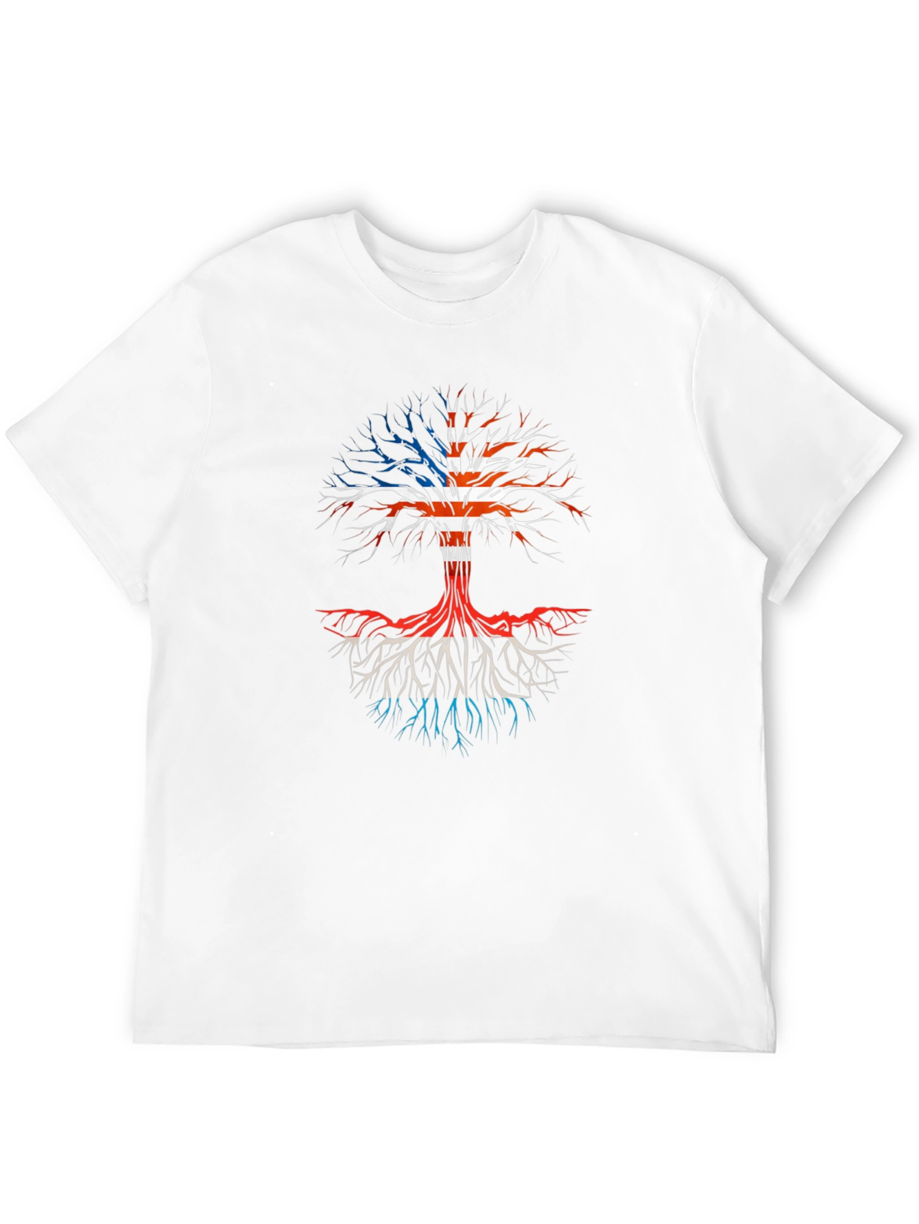 USA Roots Tree Graphic T-Shirt