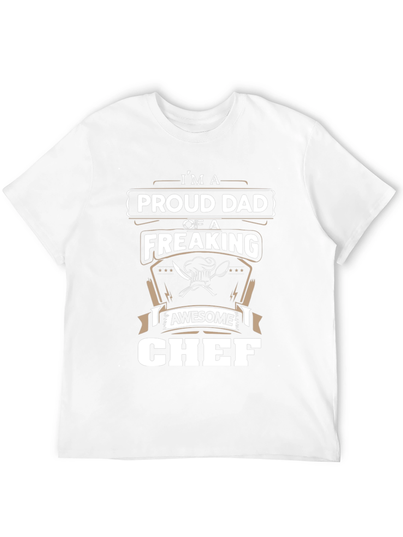 Proud Dad of an Awesome Chef - Graphic T-Shirt