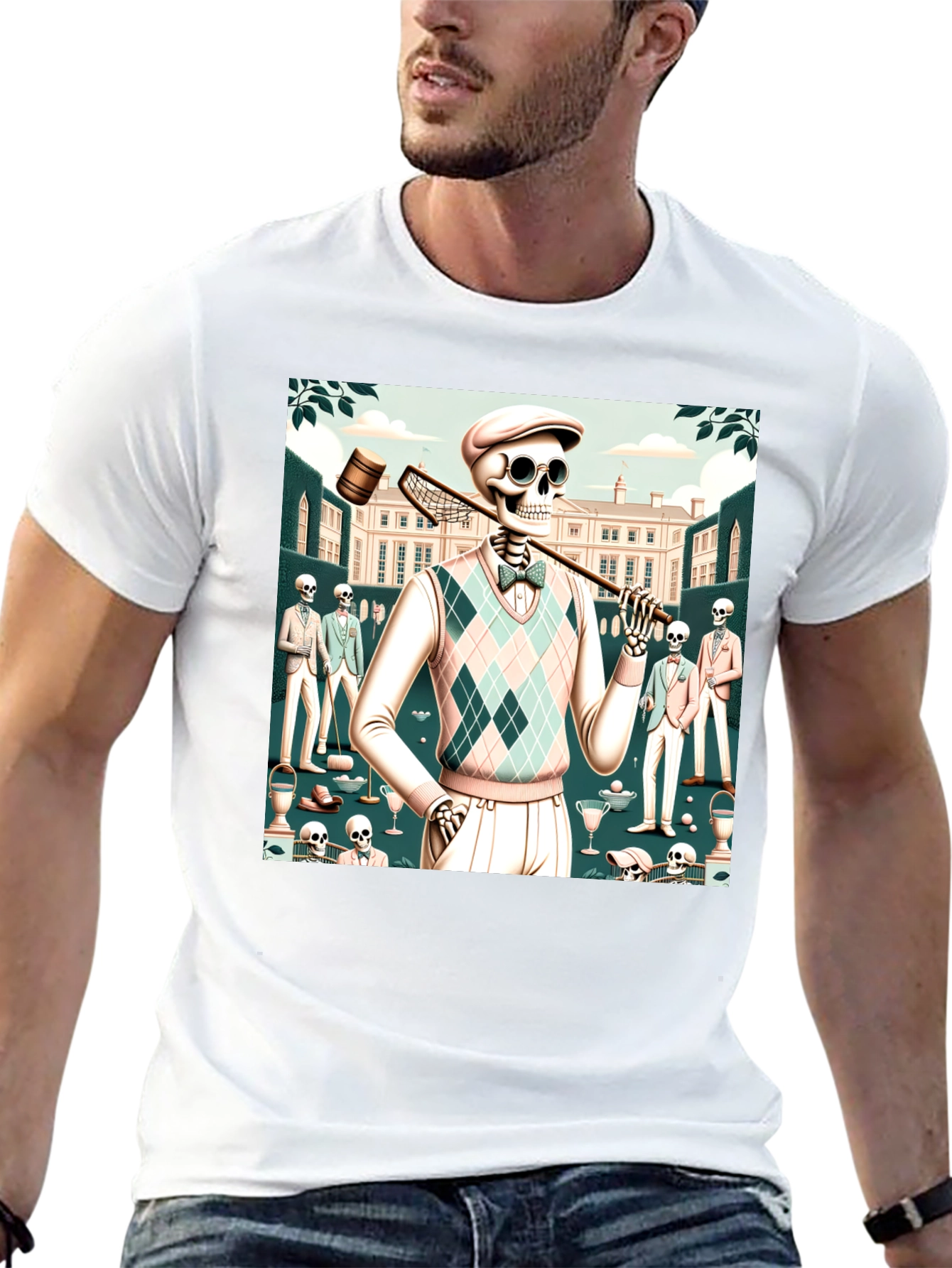 Skeleton Golfer T-Shirt