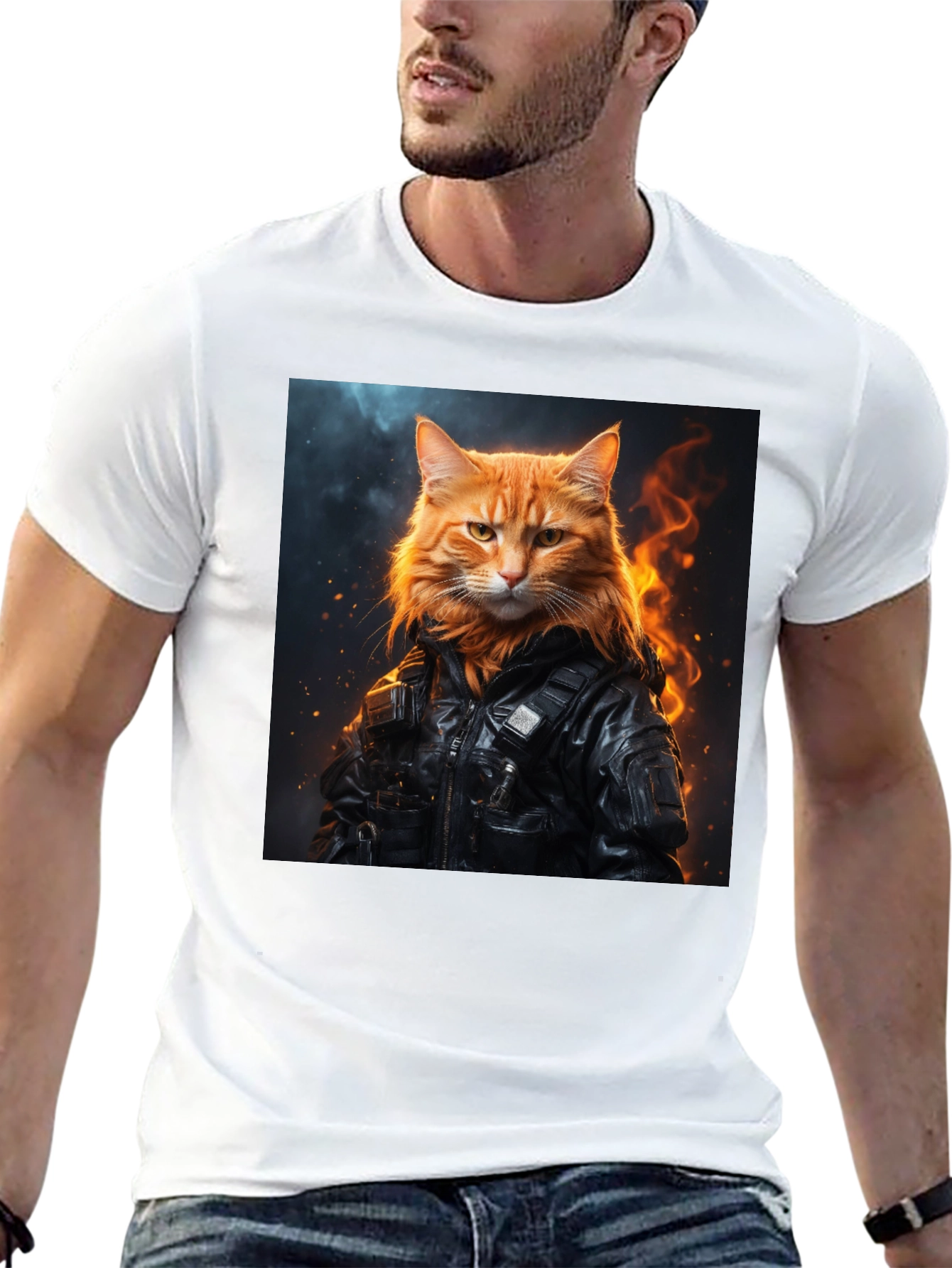 Cool Cat Graphic Tee