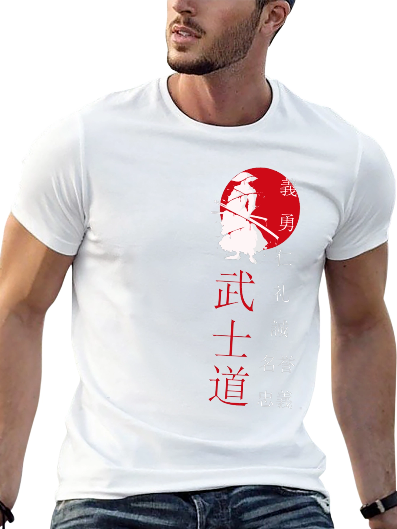 Bushido Samurai Graphic Tee - Japanese Warrior T-Shirt