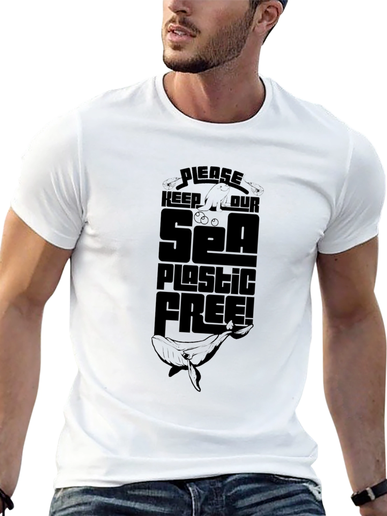Keep Our Seas Plastic Free Graphic Tee