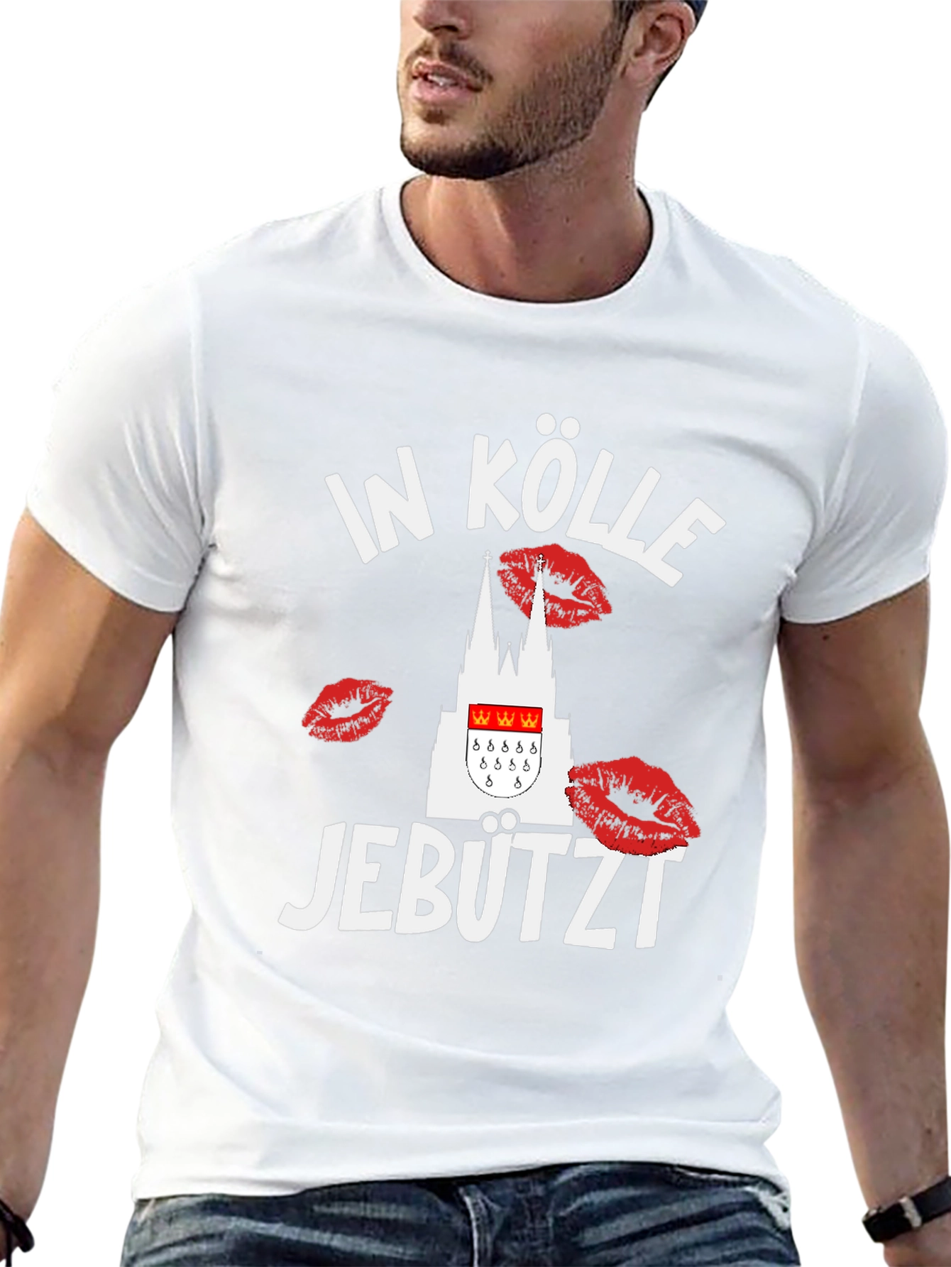 In Kölle Jebützt Kiss Graphic T-Shirt