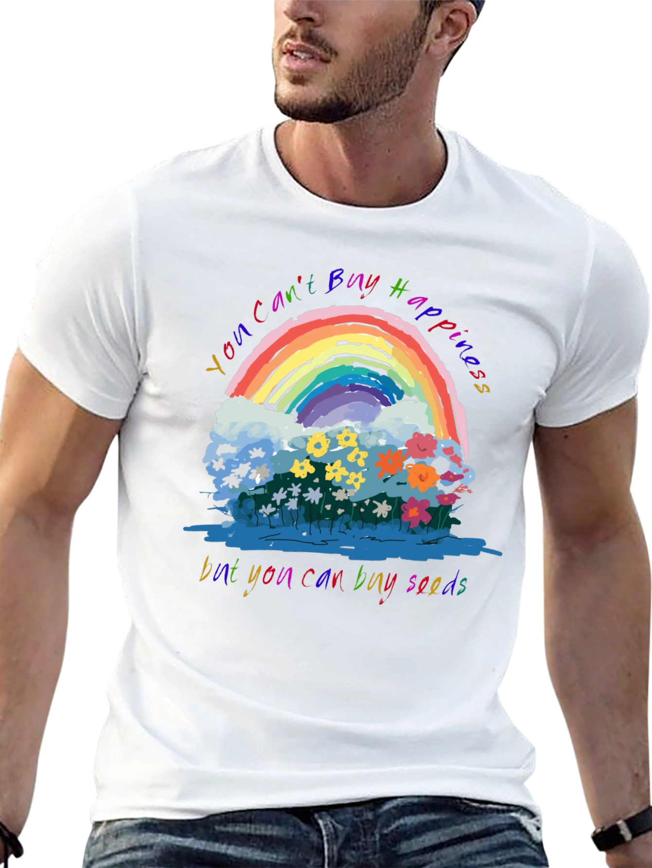 Happiness Seeds Graphic T-Shirt