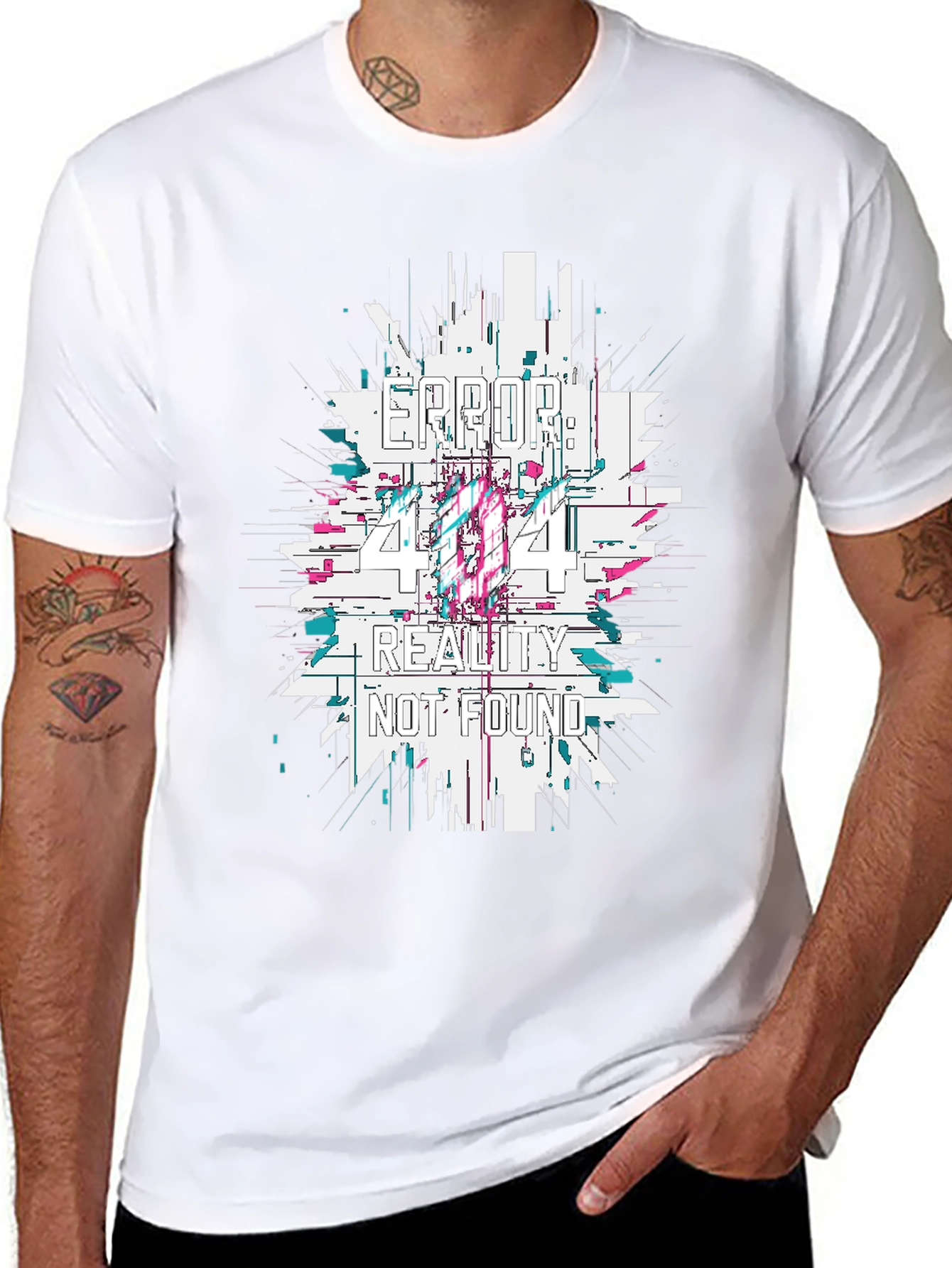 Error 404 Reality Not Found Graphic Tee