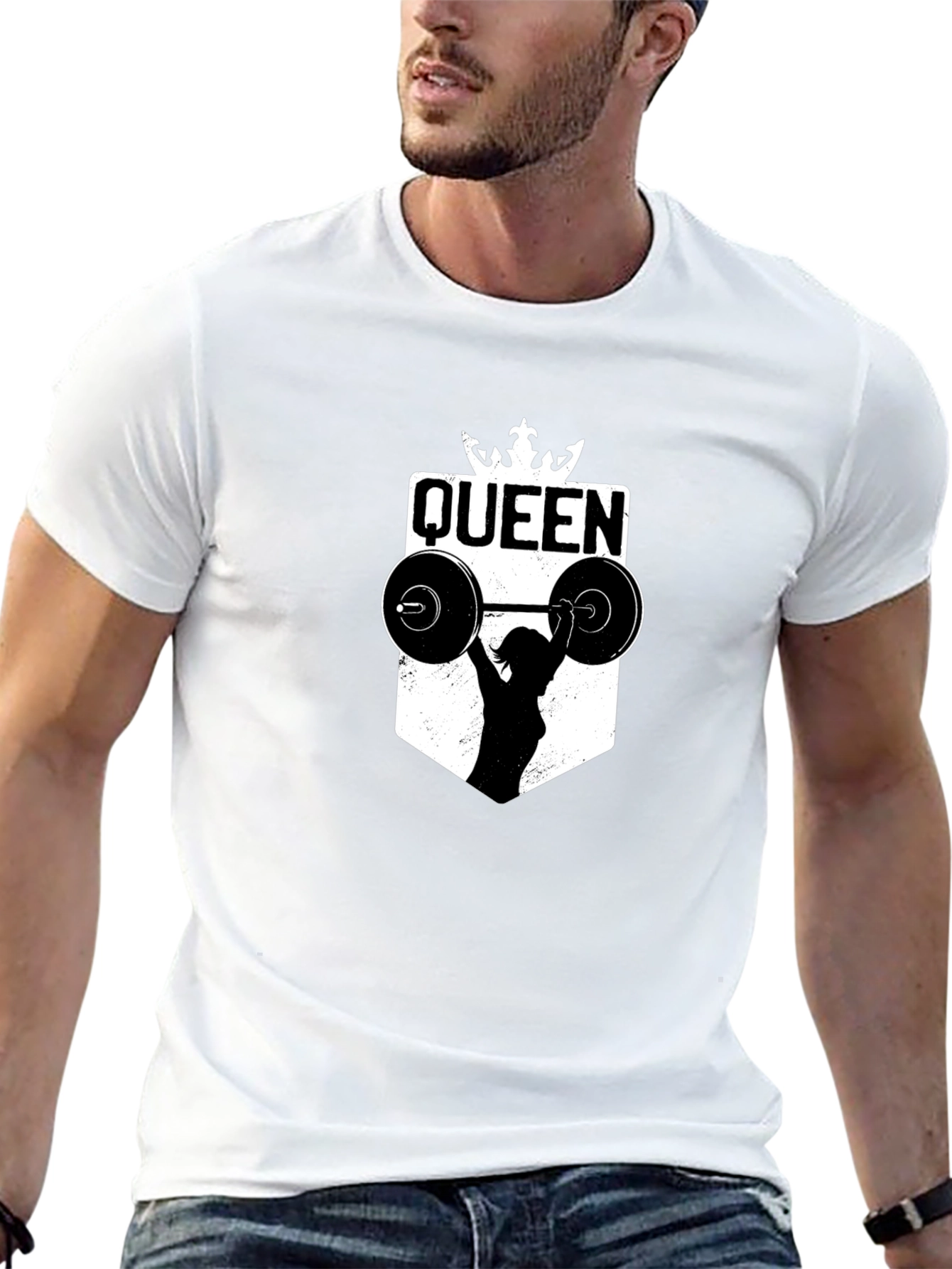 Weightlifting Queen Black T-Shirt