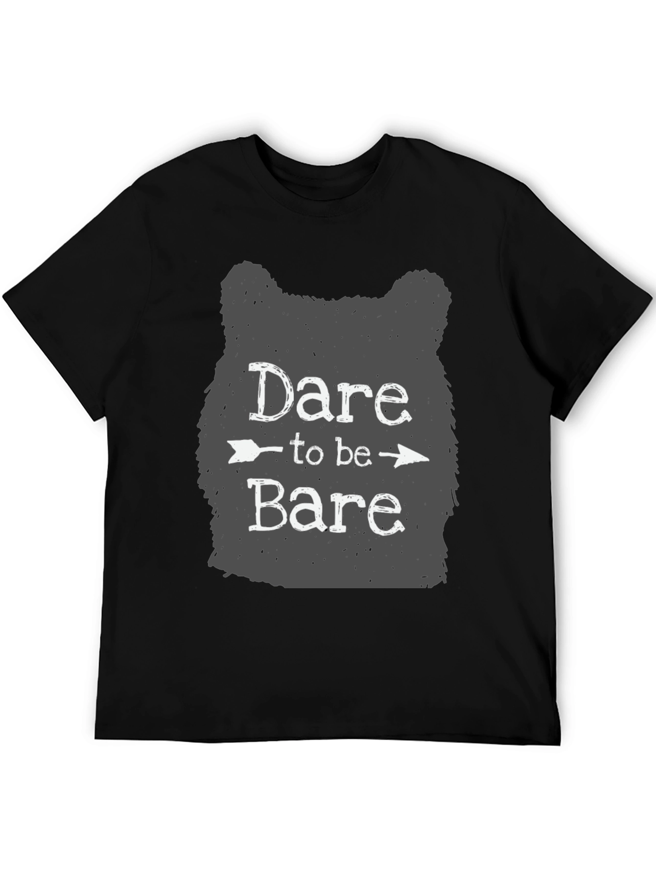 Dare to be Bare Bear T-Shirt - Black