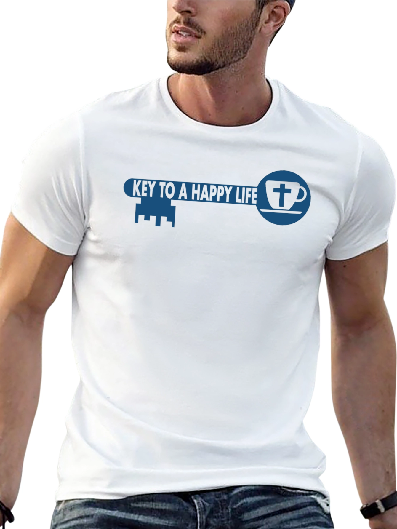 Key to a Happy Life Christian T-Shirt