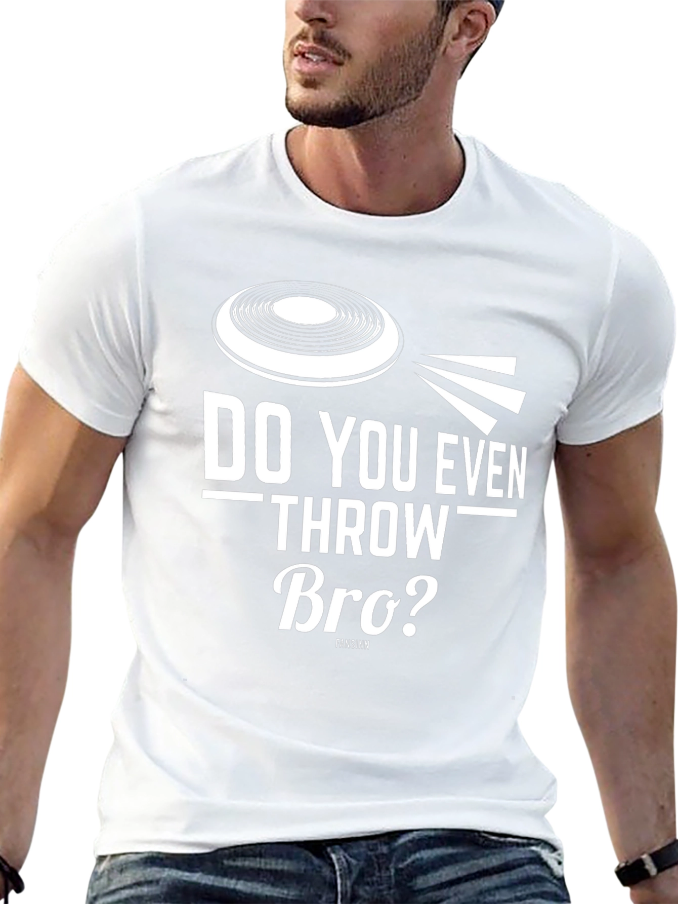 Do You Even Throw Bro? Frisbee Graphic Tee