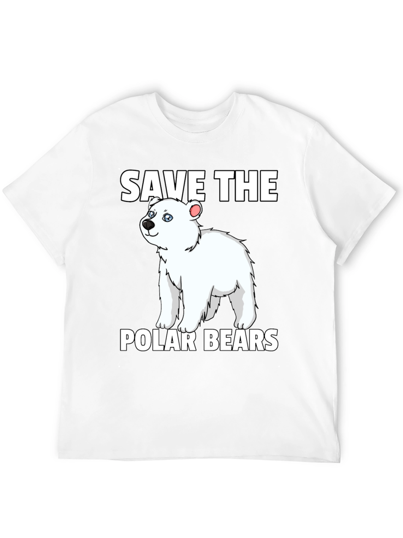 Save the Polar Bears Graphic T-Shirt