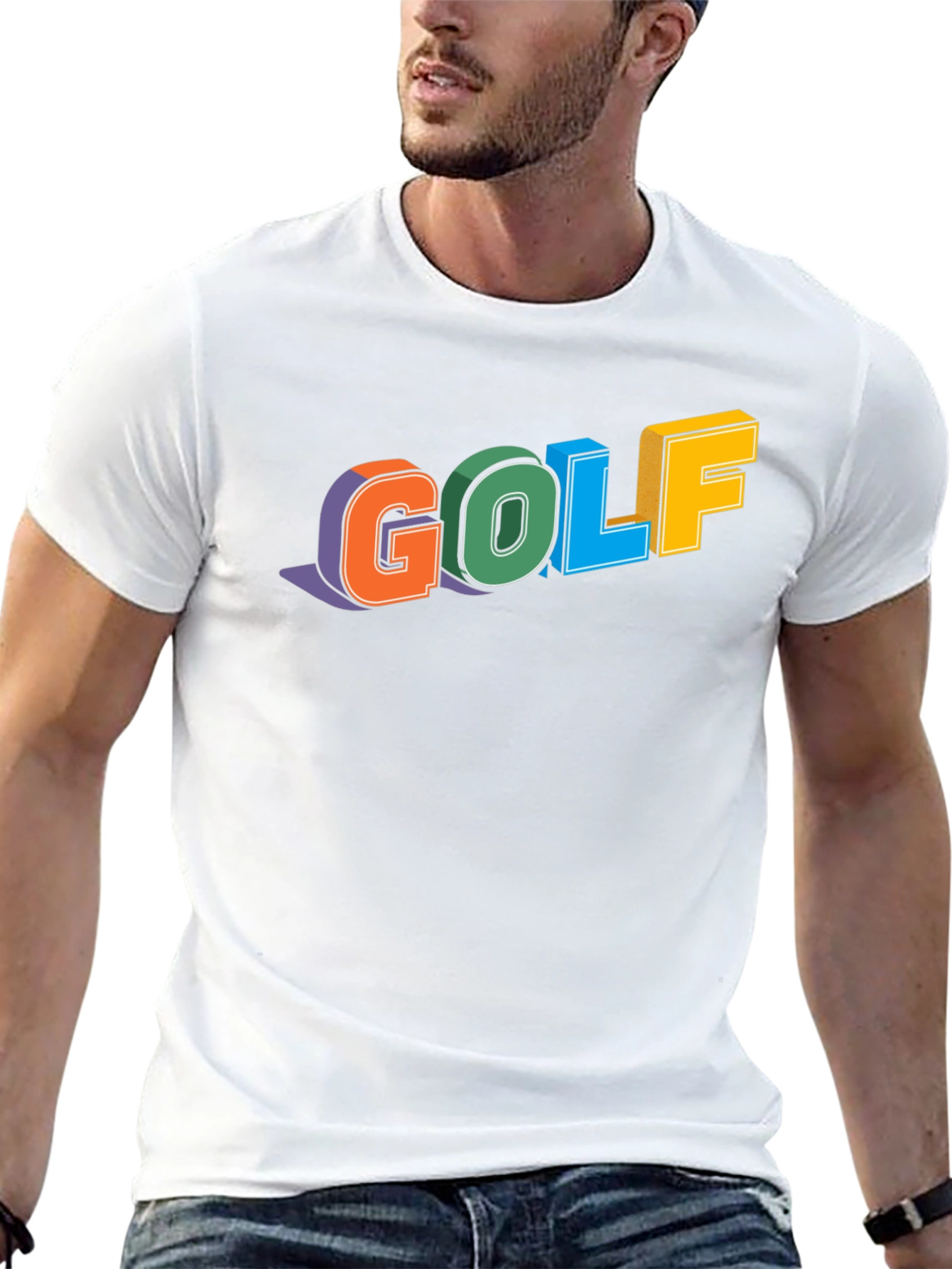 GOLF Letter Graphic T-Shirt