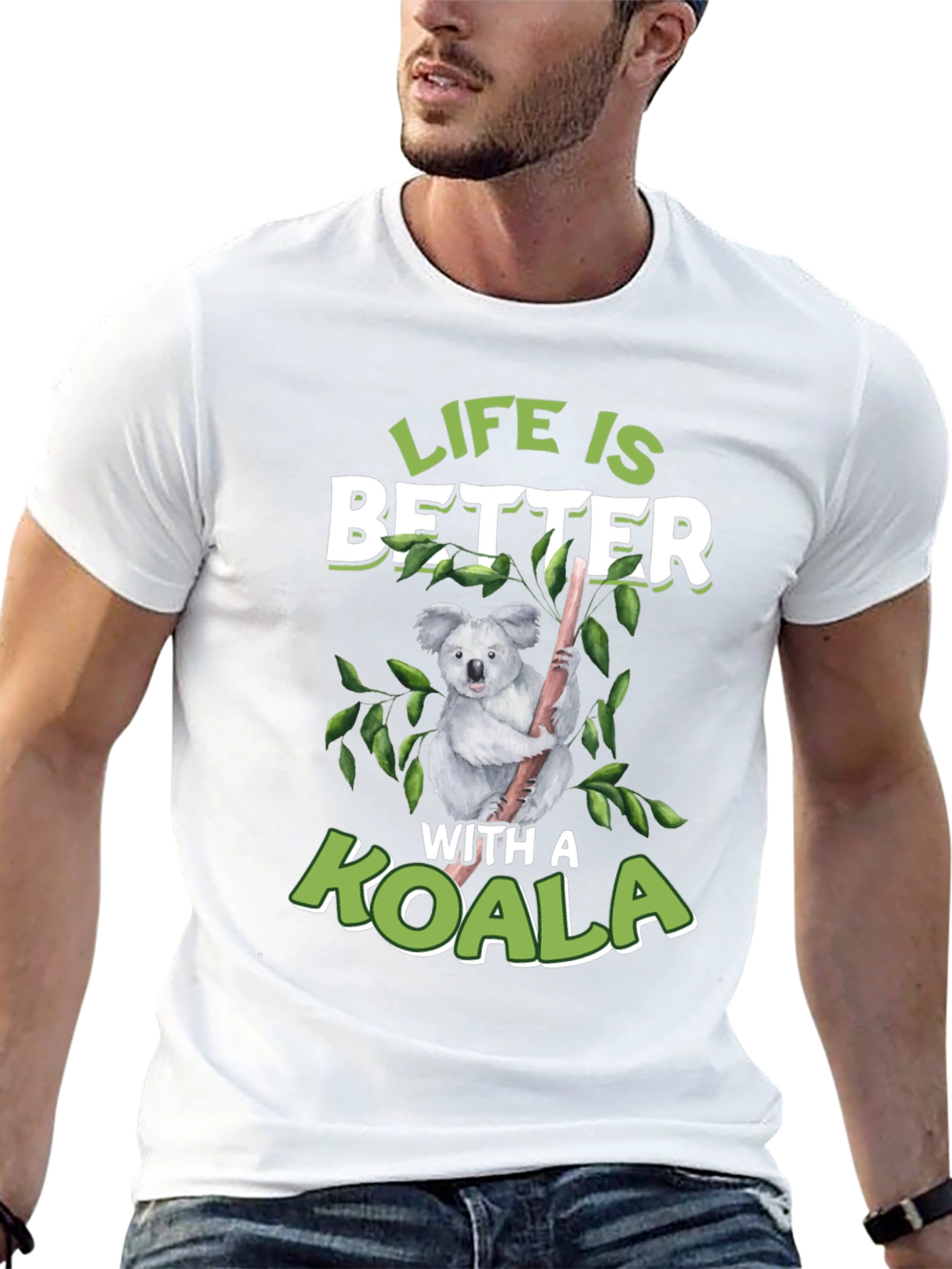 Life is Better With a Koala Graphic T-Shirt