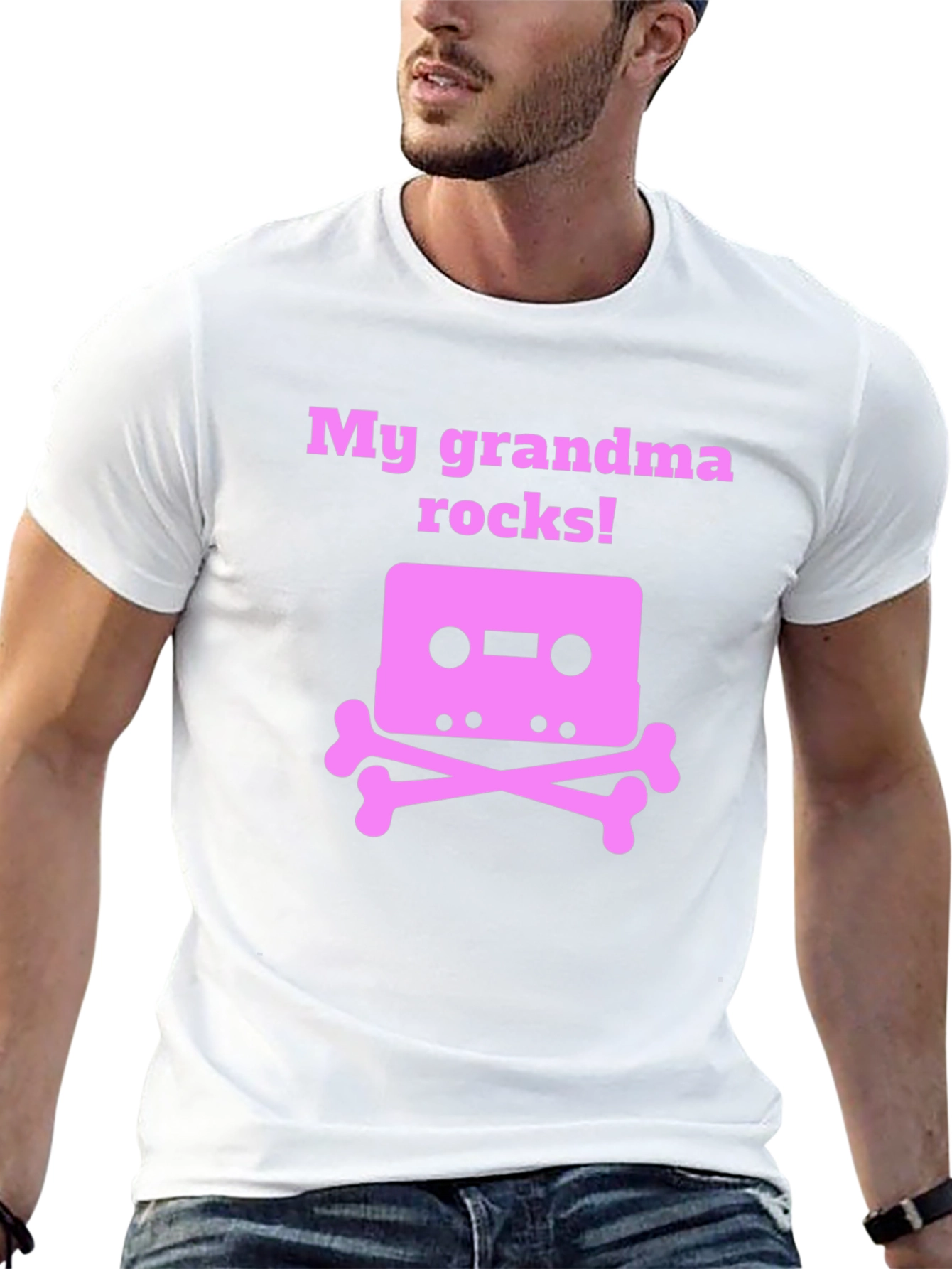 My Grandma Rocks! Cassette Tape T-Shirt