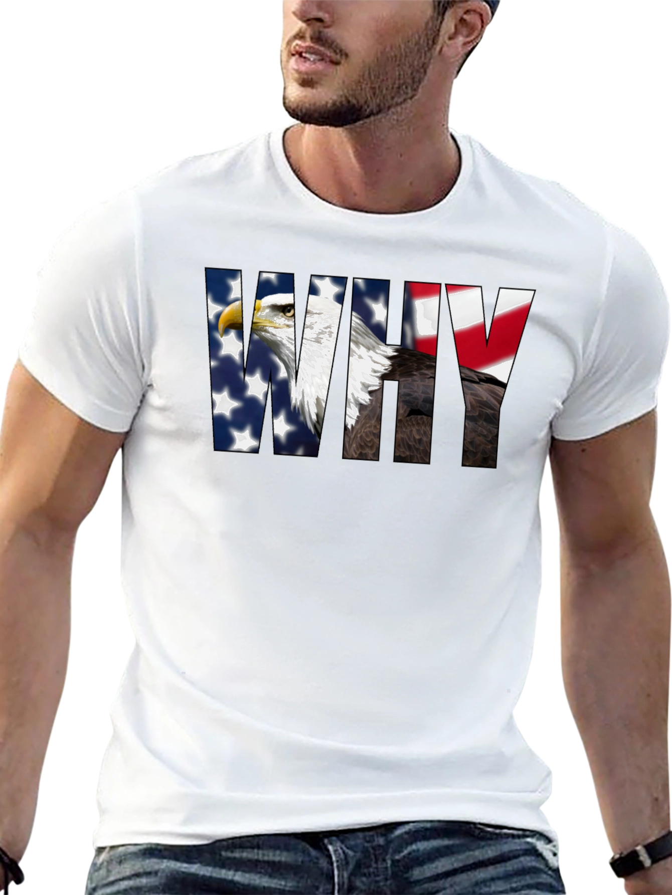 American Eagle Flag Graphic T-Shirt