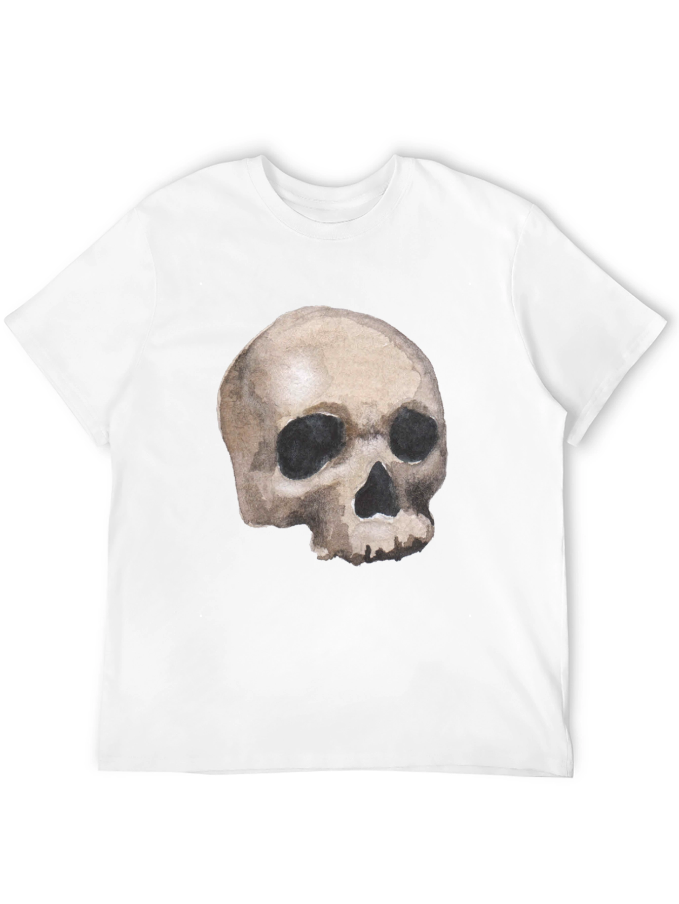 Skull Graphic T-Shirt - Black Cotton Tee