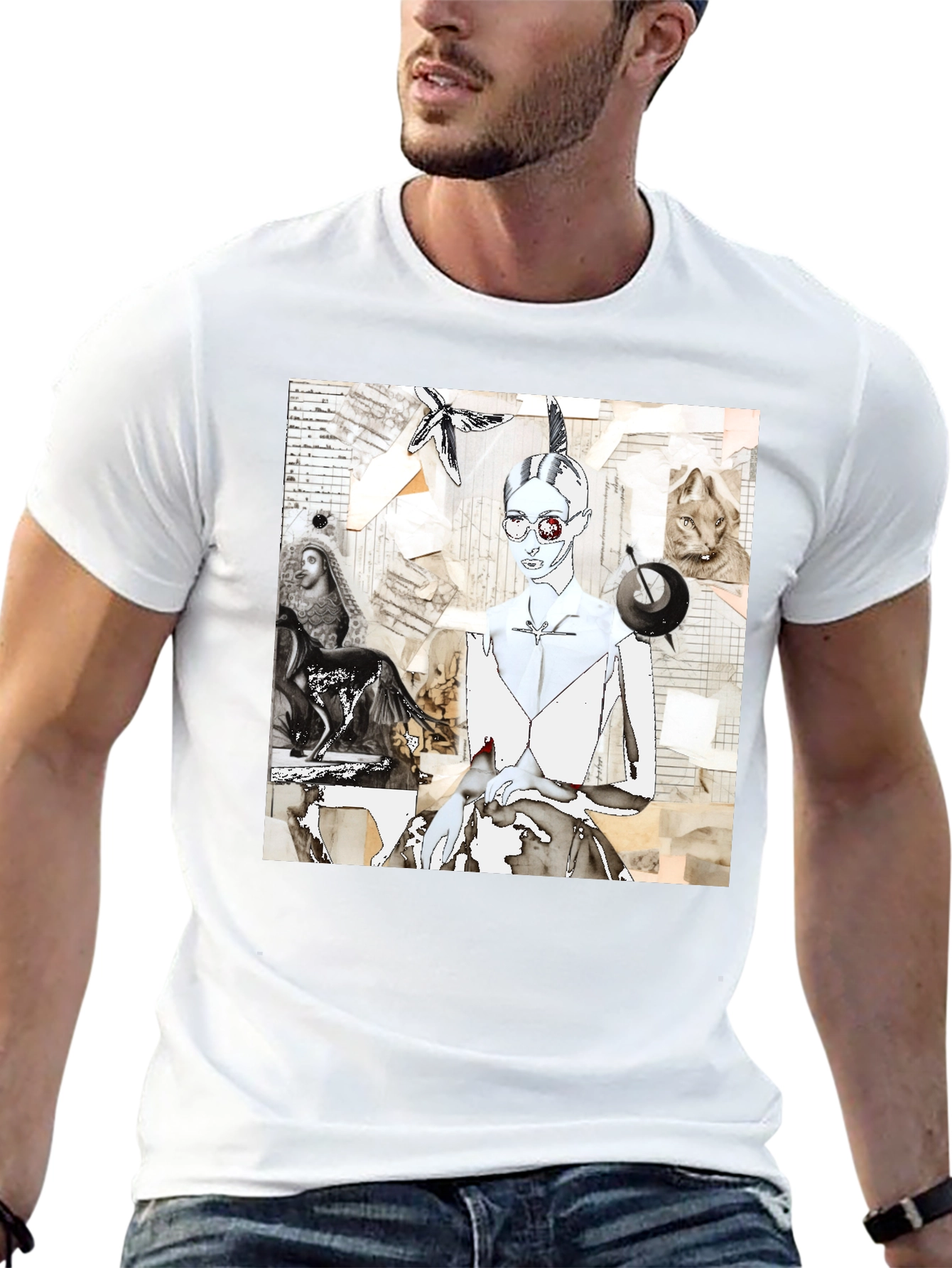 Unique Graphic Print T-Shirt