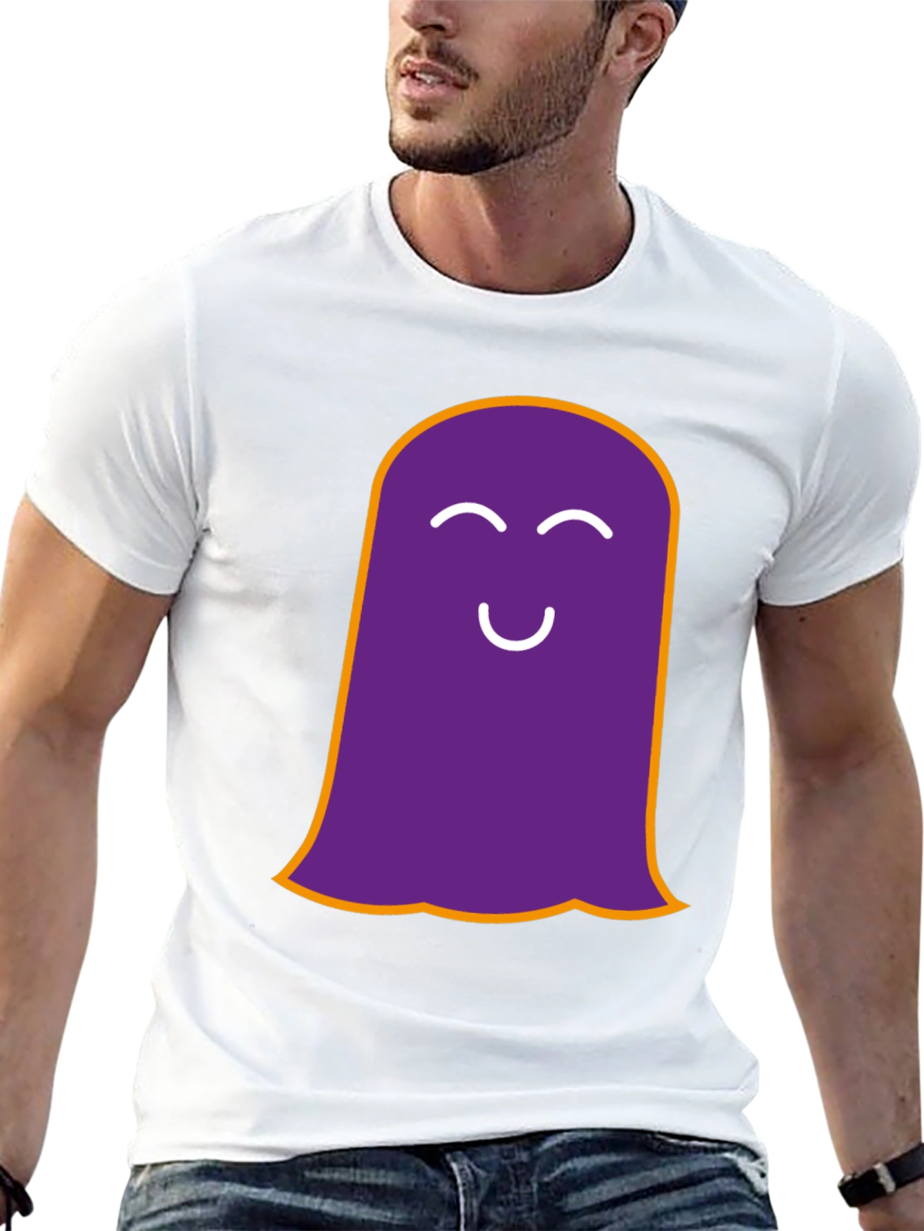 Funny Ghost Graphic Tee - Spooky Season Shirt