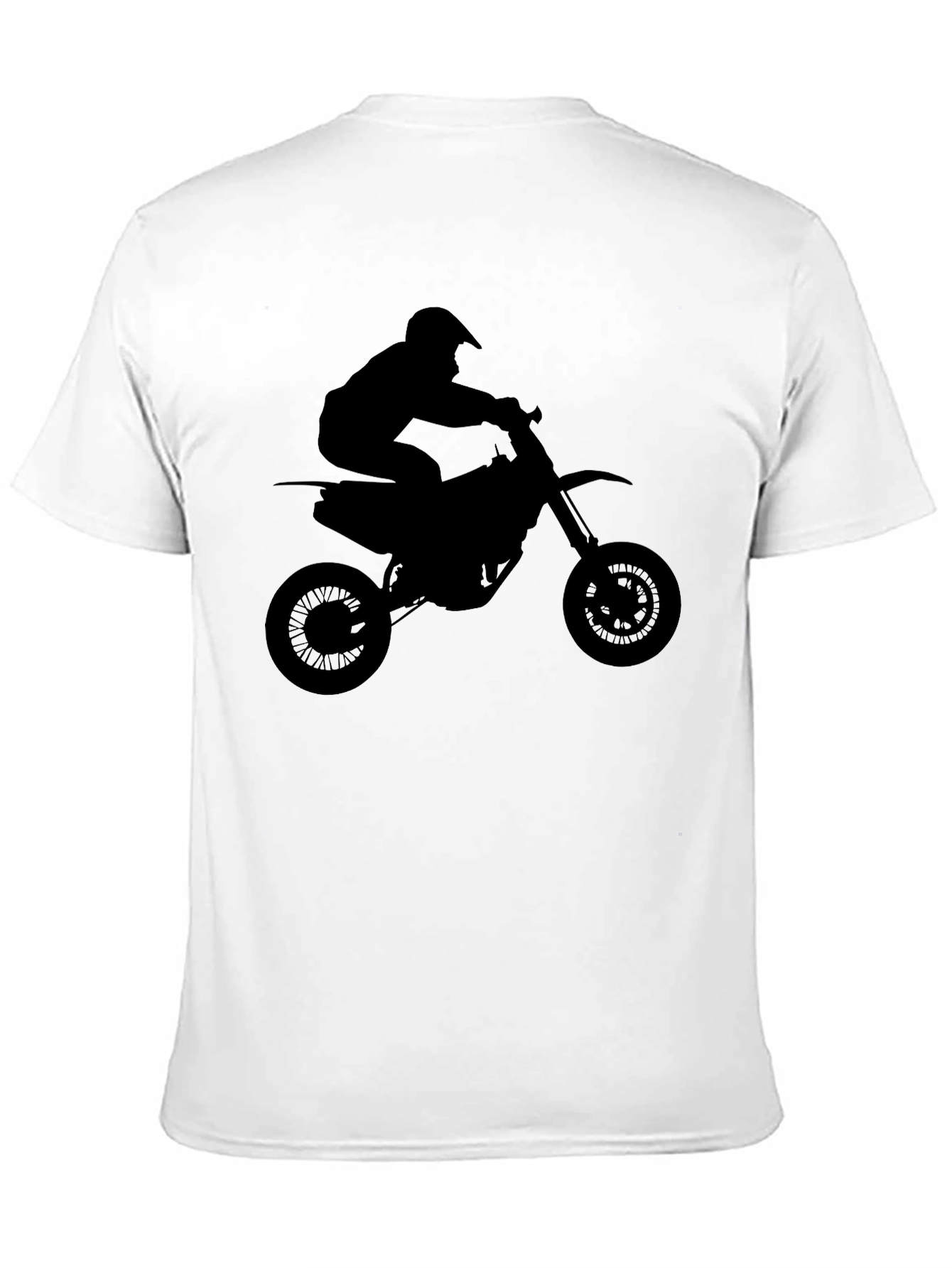Motocross Rider Graphic Tee - Black