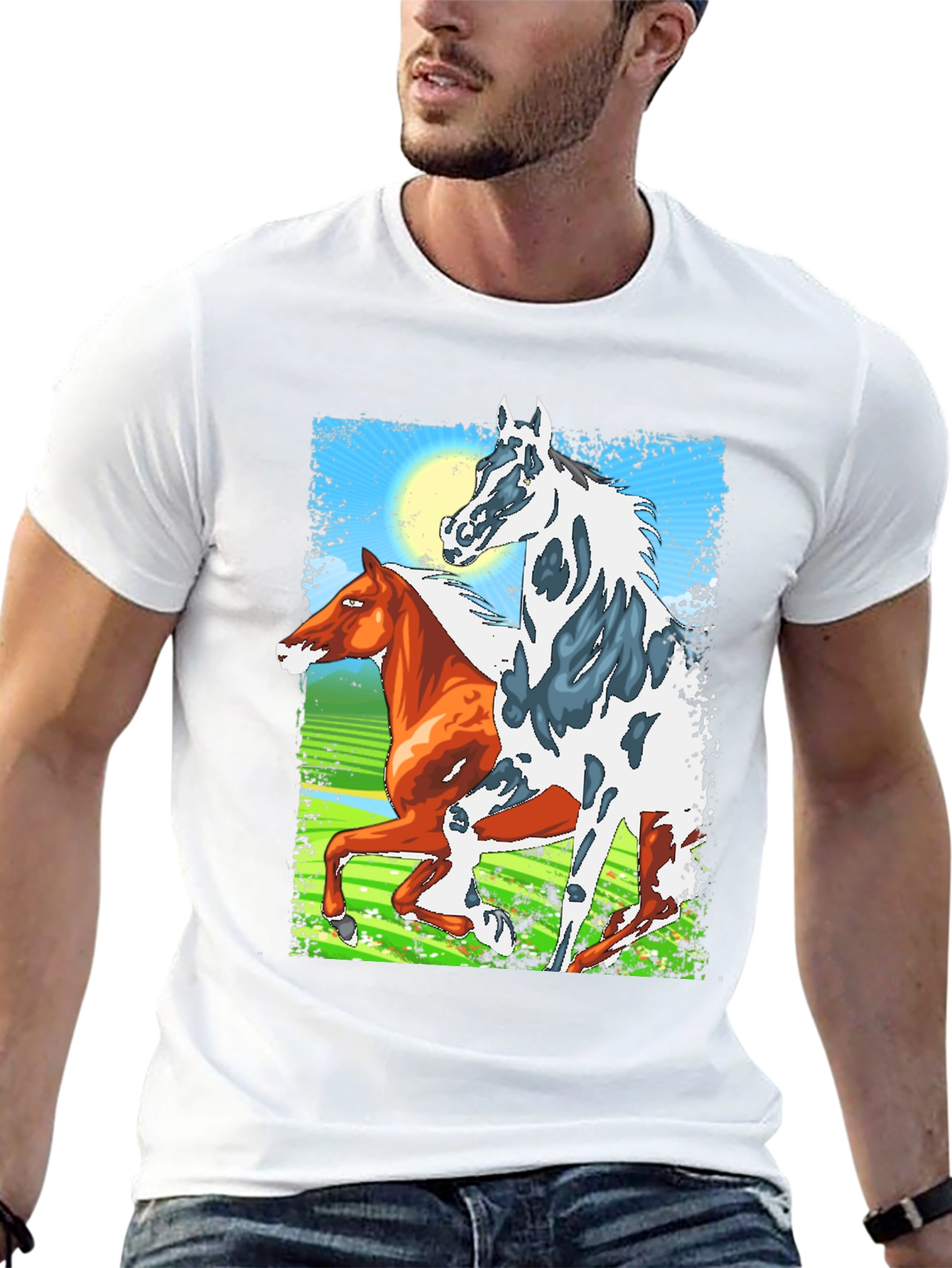 Horse Graphic Tee - Running Wild