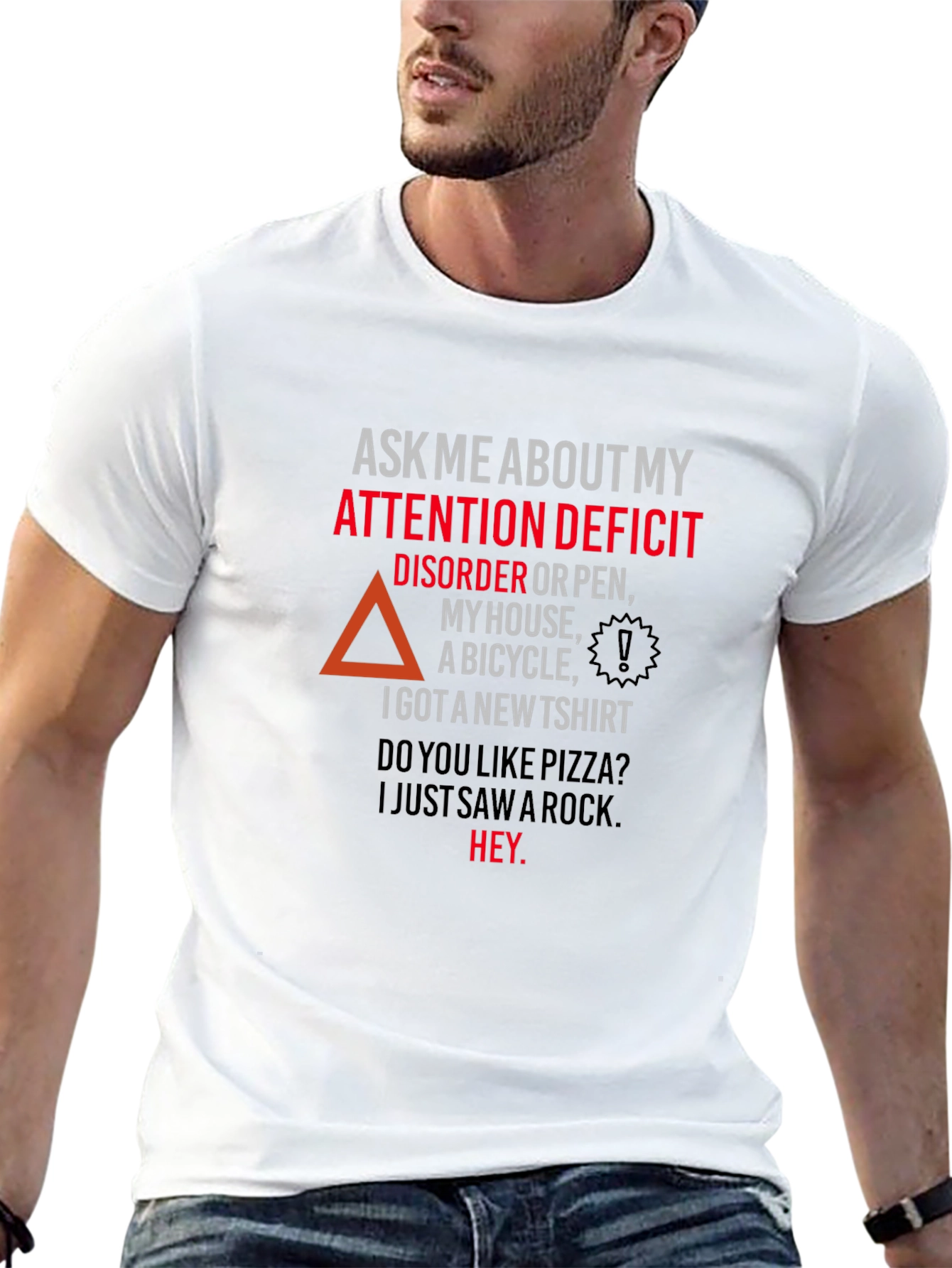 Attention Deficit Disorder T-Shirt Funny