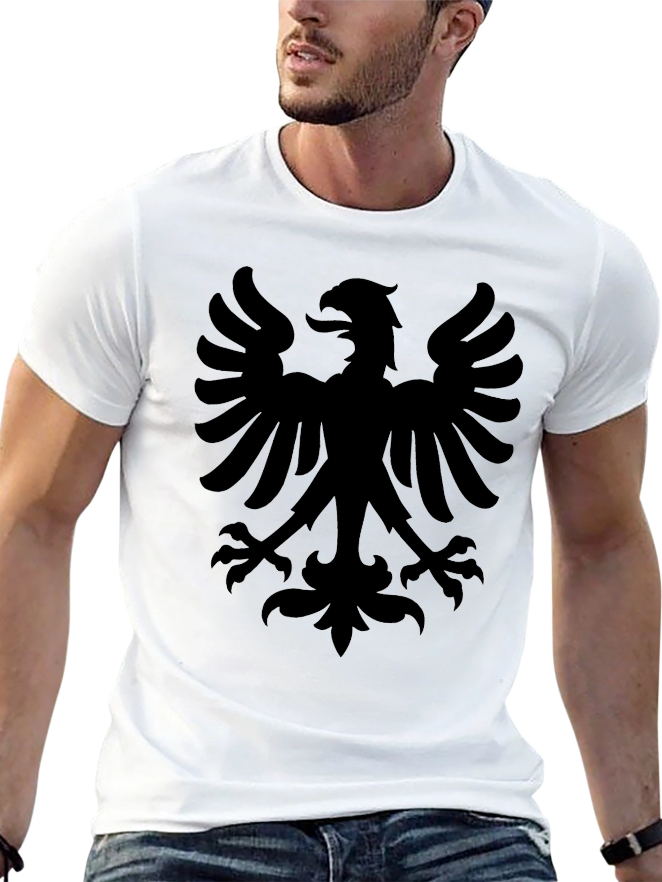Black Eagle Graphic Tee - Bold Statement Shirt
