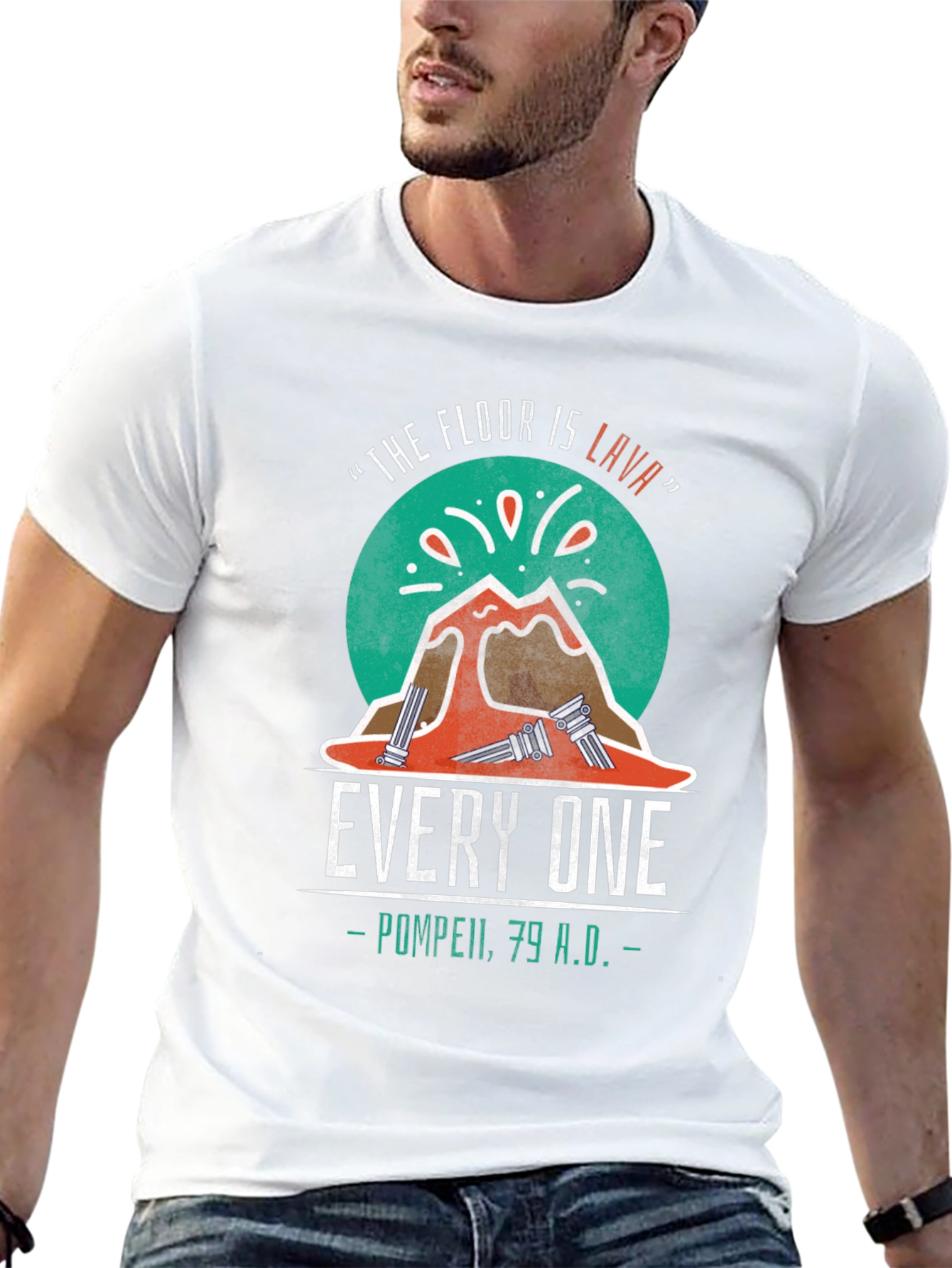 The Floor is Lava Pompeii T-Shirt