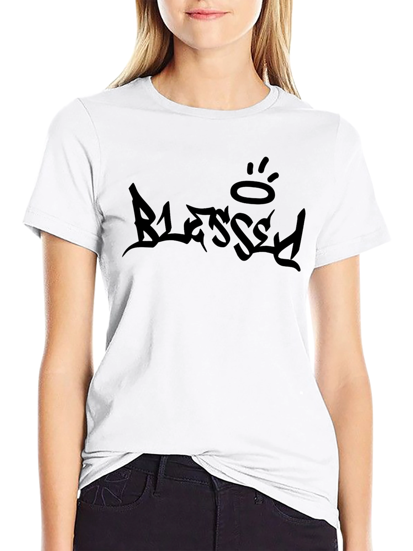 Blessed Graphic Tee - Unisex Black T-Shirt