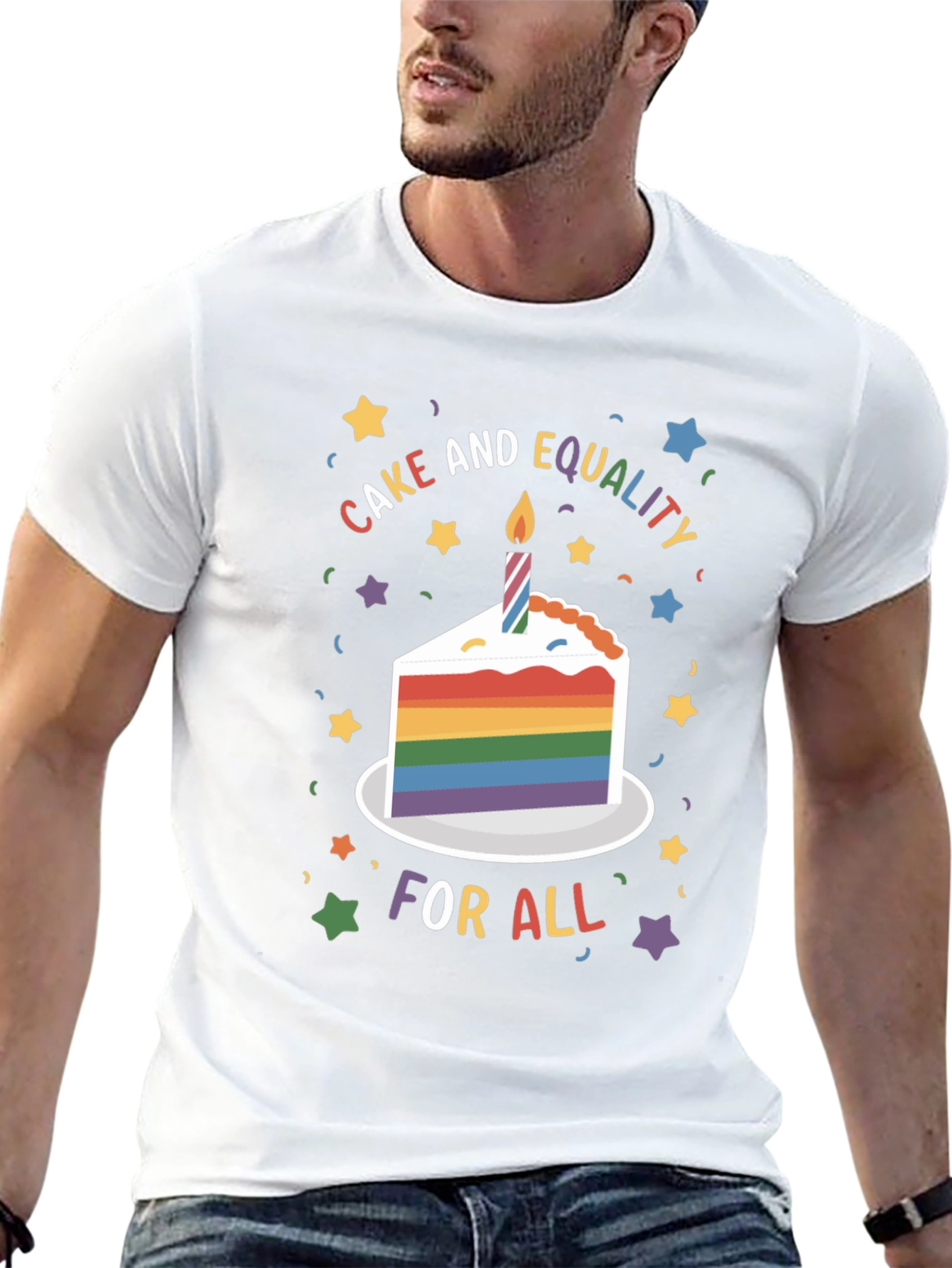 Cake and Equality Pride T-Shirt