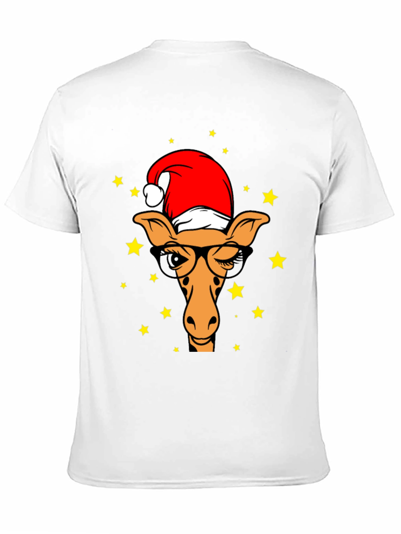 Festive Giraffe T-Shirt: Christmas Style