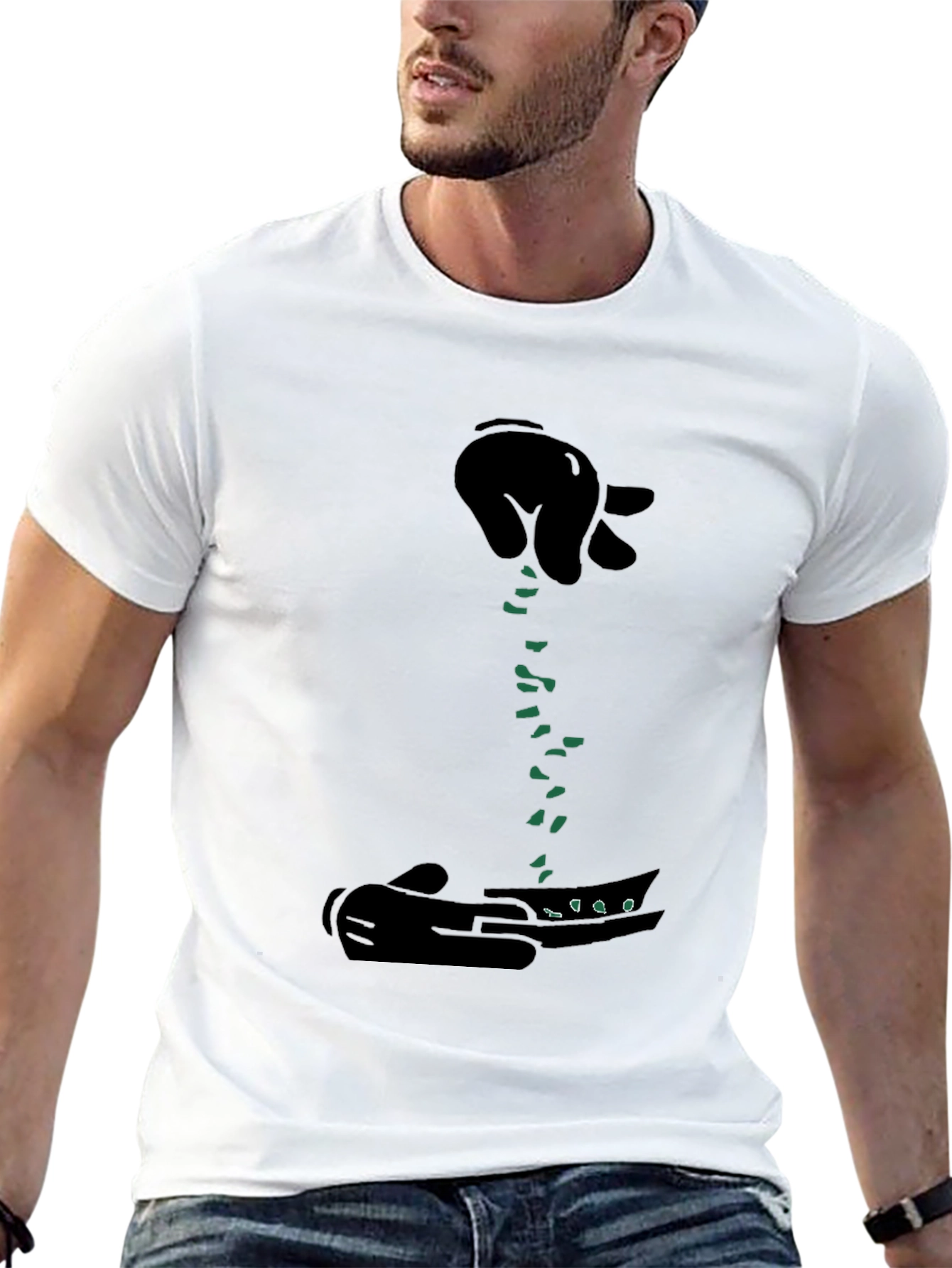 Novelty Weed Graphic T-Shirt