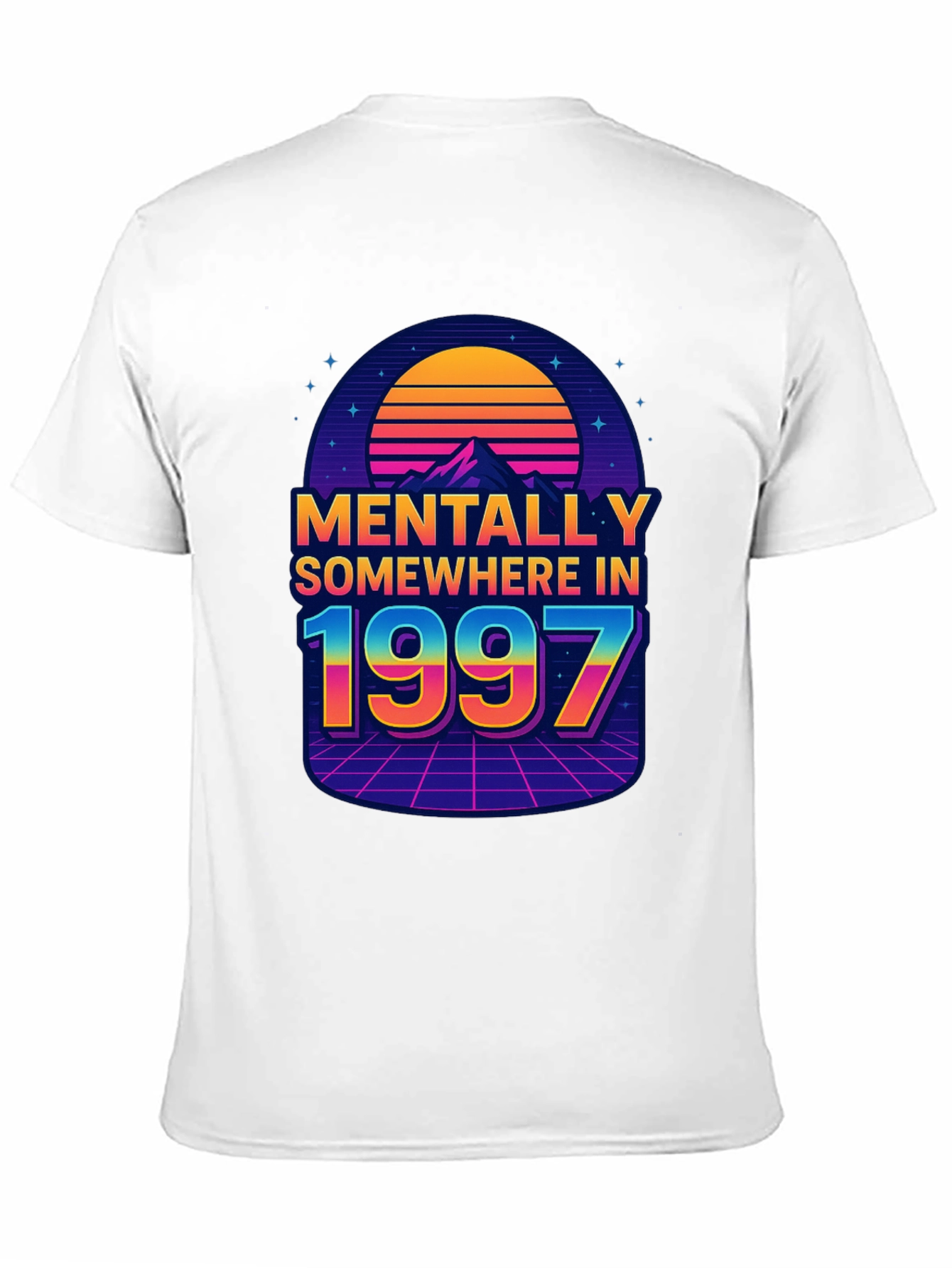 Mentally Somewhere in 1997 Retro T-Shirt