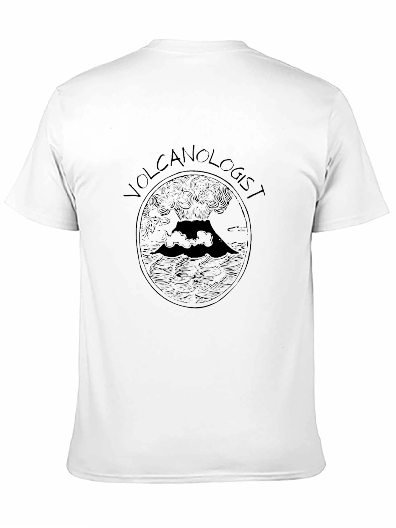Volcanologist Graphic Tee - Eruption Design