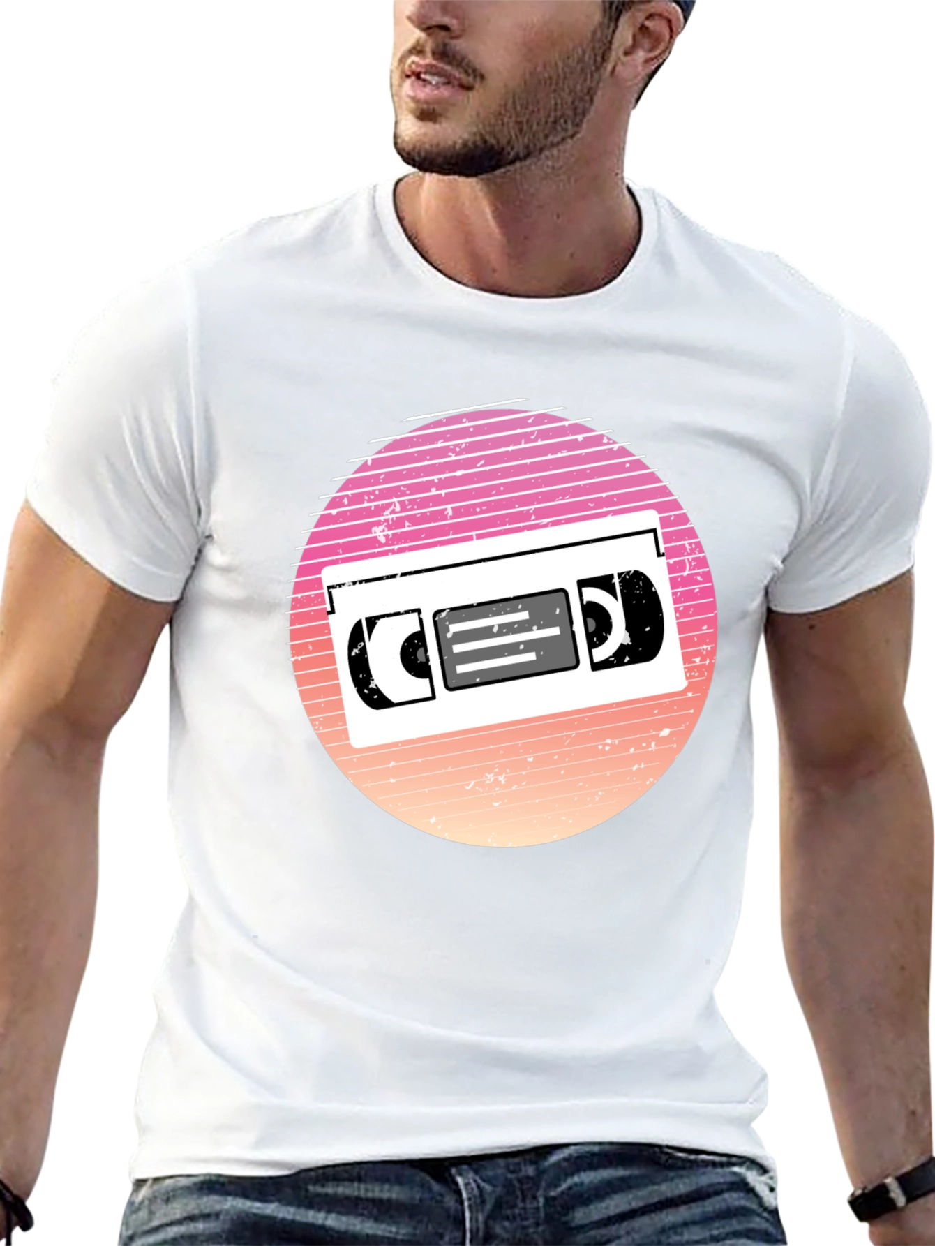 Retro VHS Tape Graphic T-Shirt