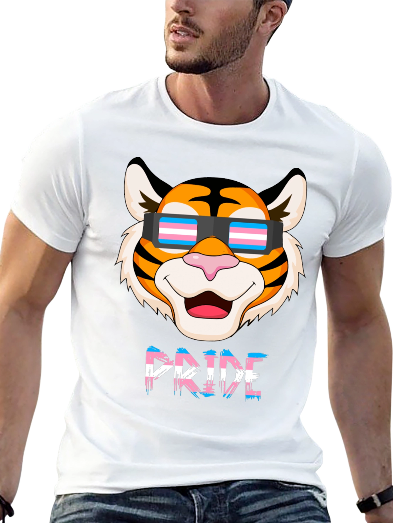 Transgender Pride Tiger T-Shirt