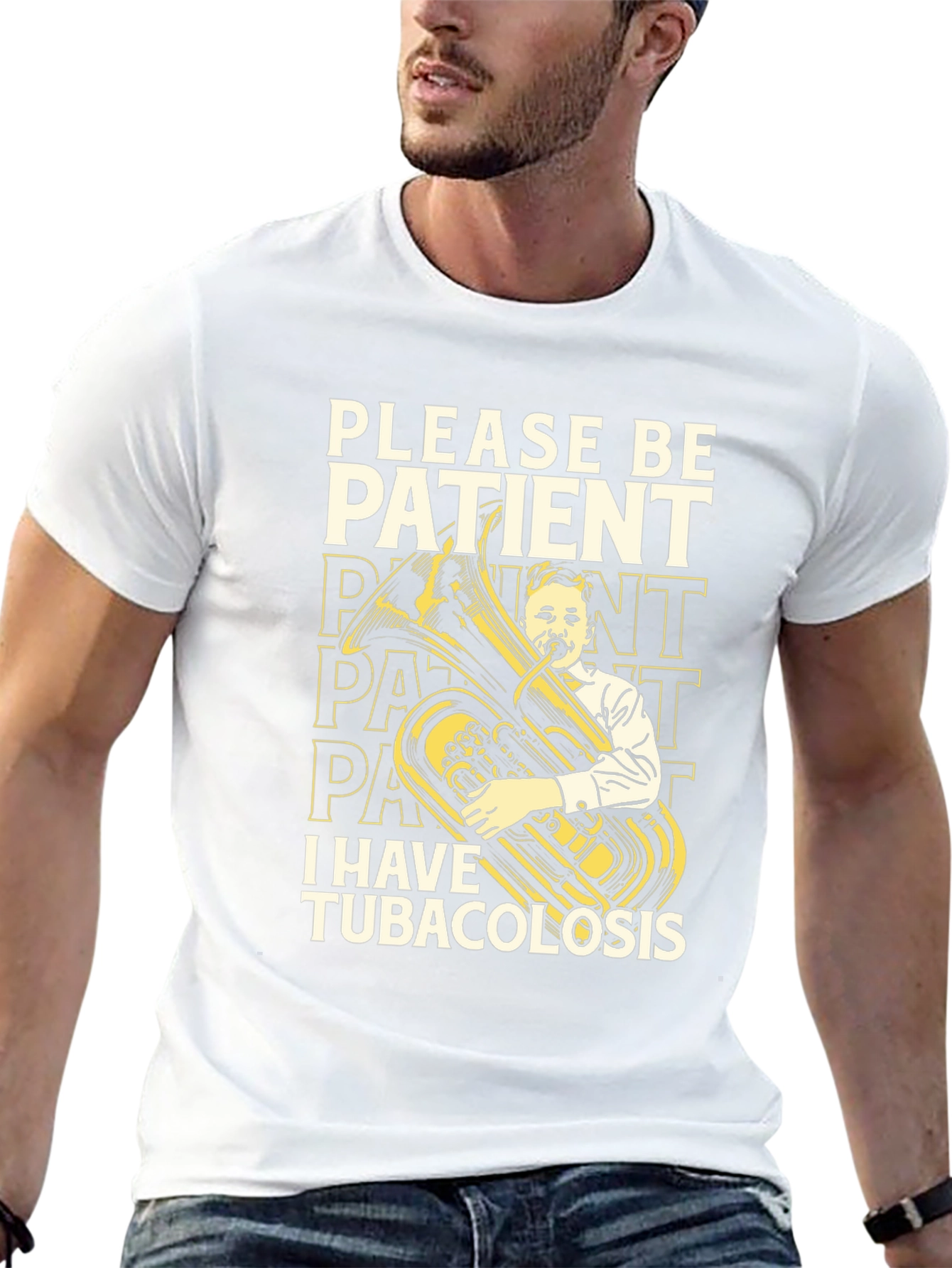 Funny Tuba-Colosis Graphic Tee