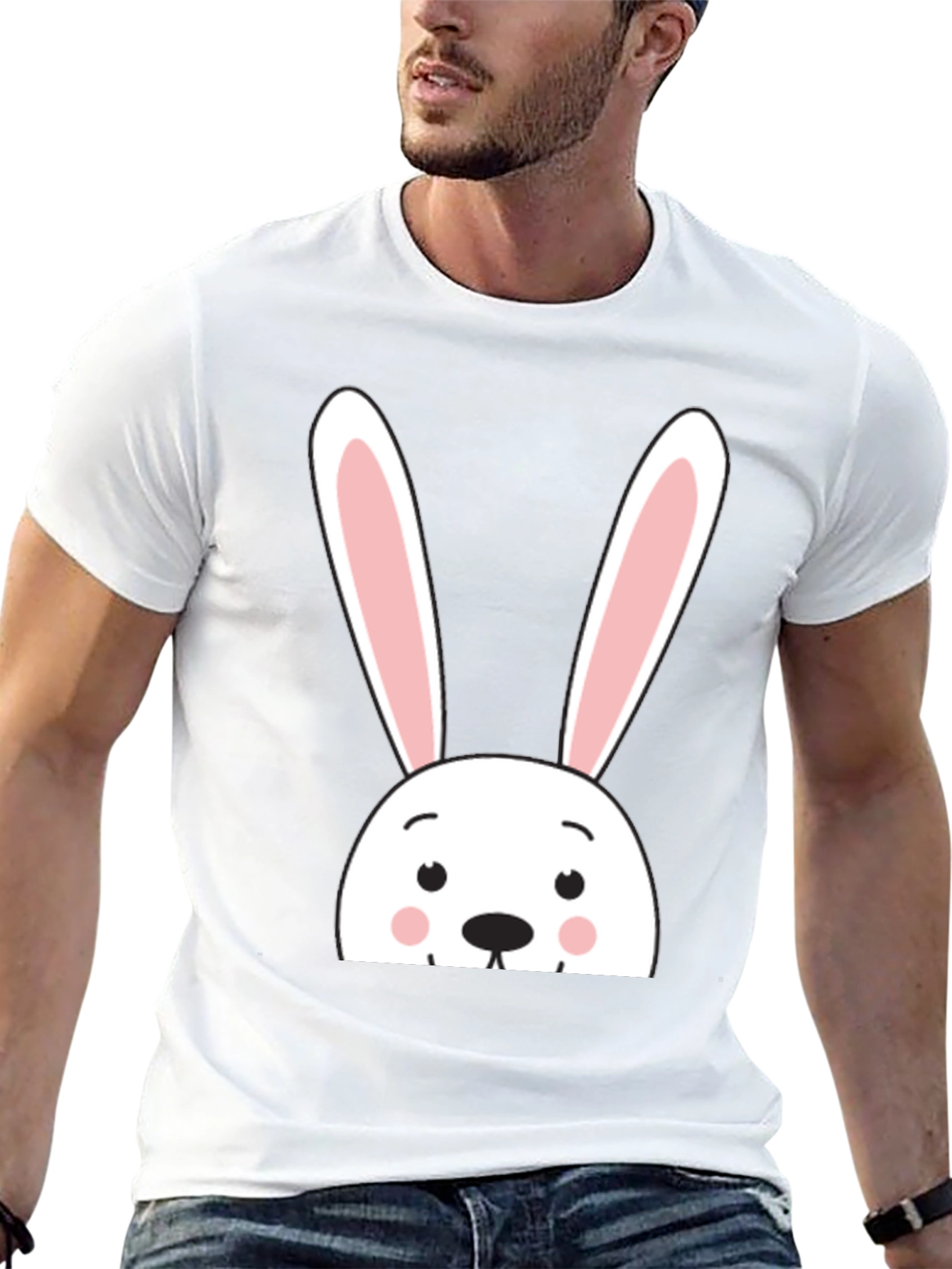 Cute Bunny Graphic T-Shirt