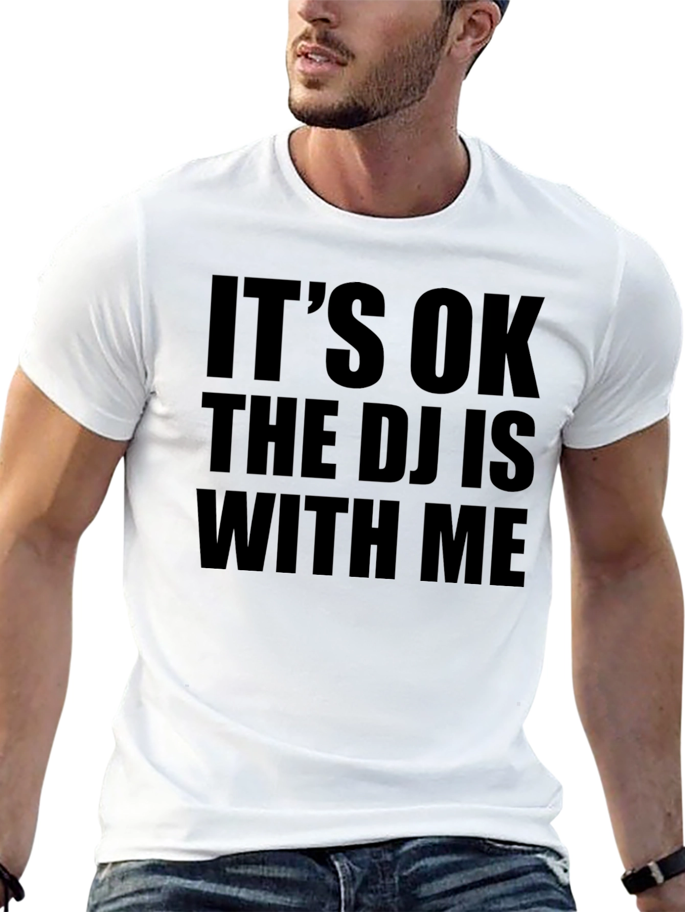 Its OK the DJ is With Me Graphic Tee