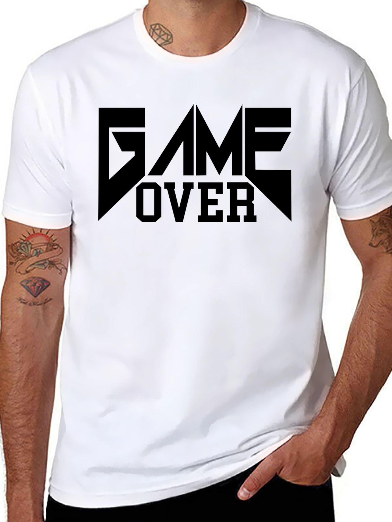 Game Over Black T-Shirt