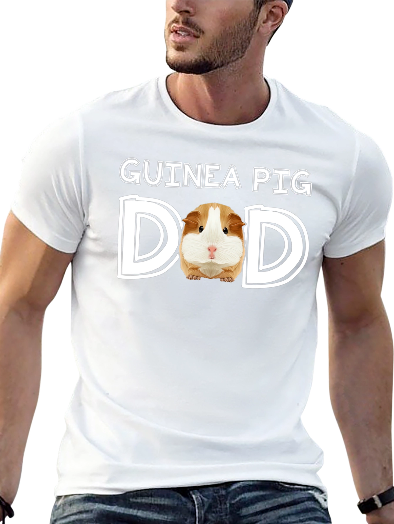 Guinea Pig Dad T-Shirt - Pet Lover Gift