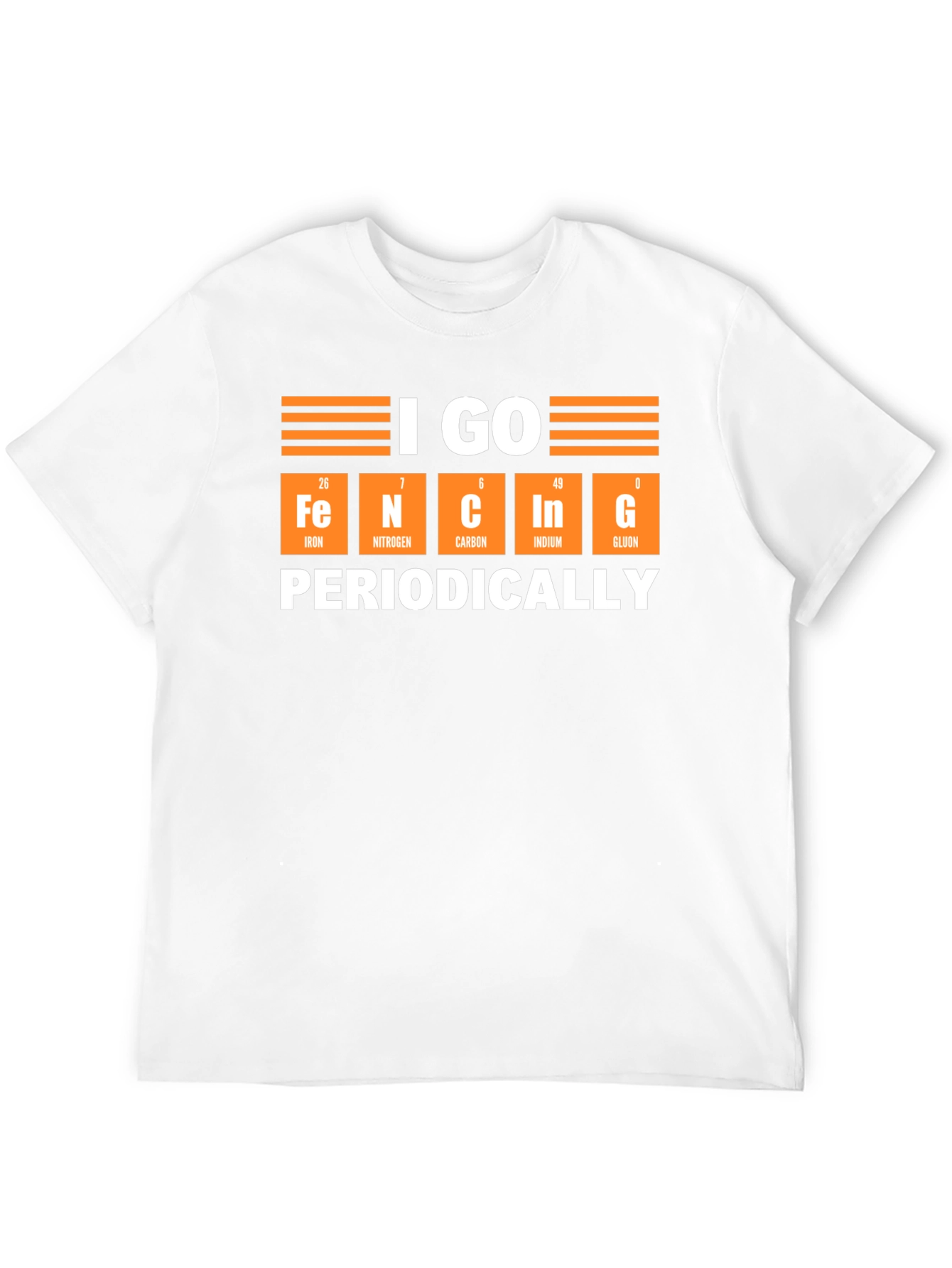 Fencing Periodically T-Shirt: Science Puns Sports