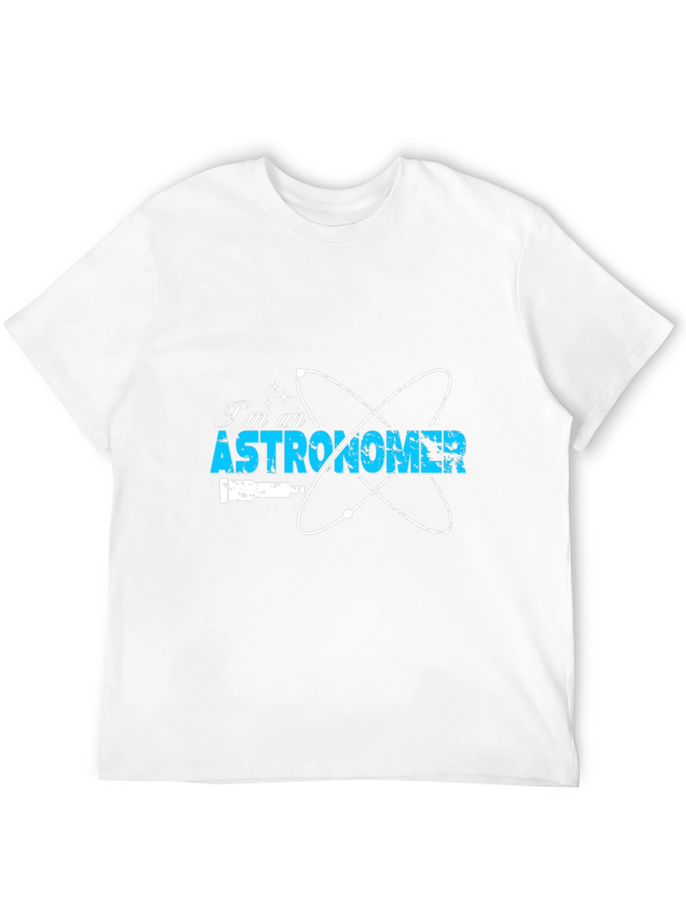 Astronomer Graphic Print Black T-Shirt