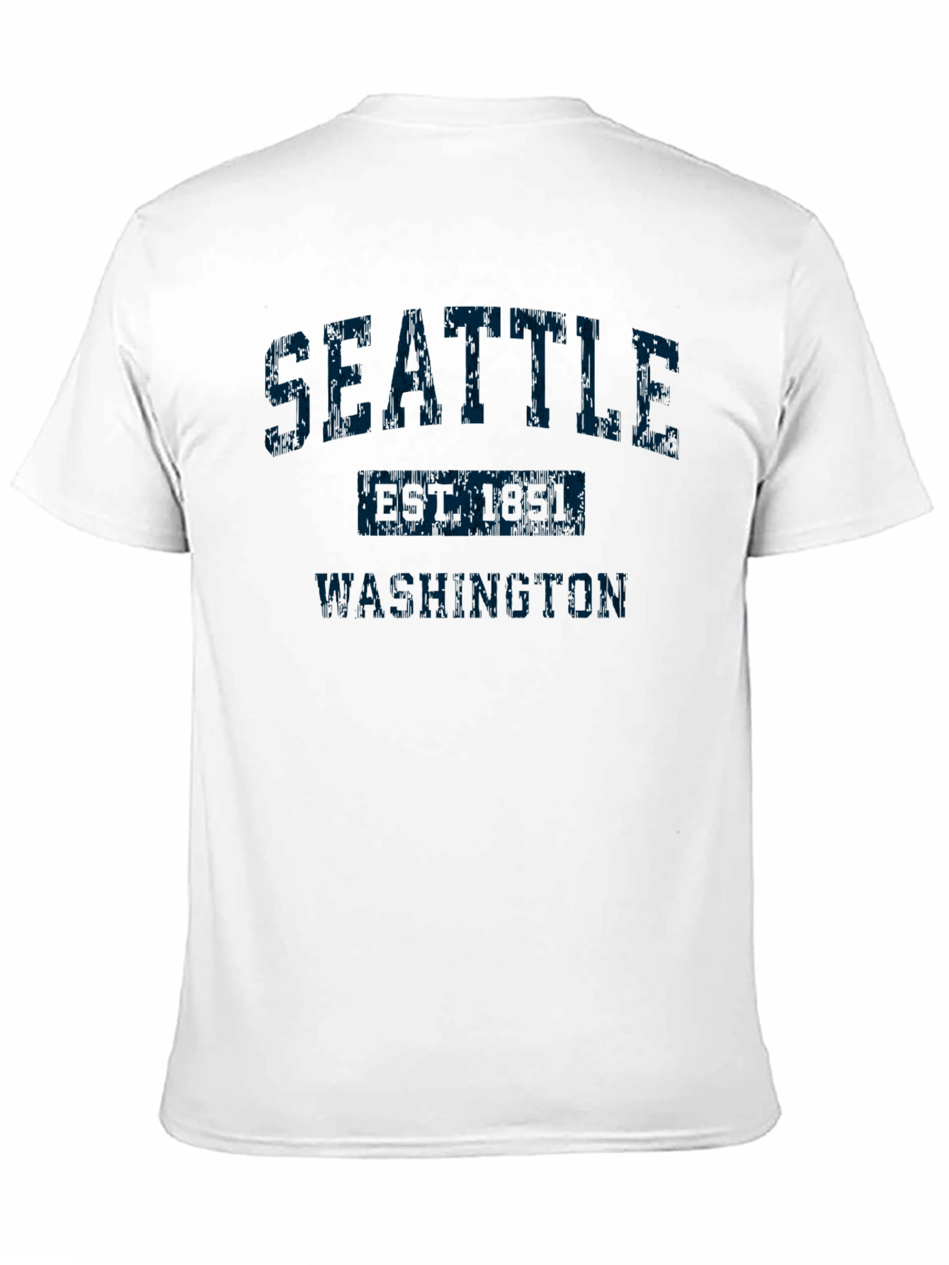 Seattle Washington Black Graphic T-Shirt